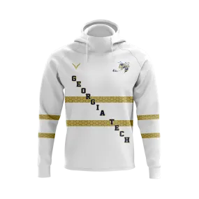 Georgia Tech Adult Solid Tech Fleece Hoodie