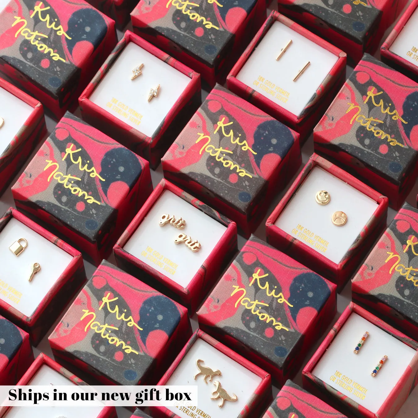 Heart Stud Earrings