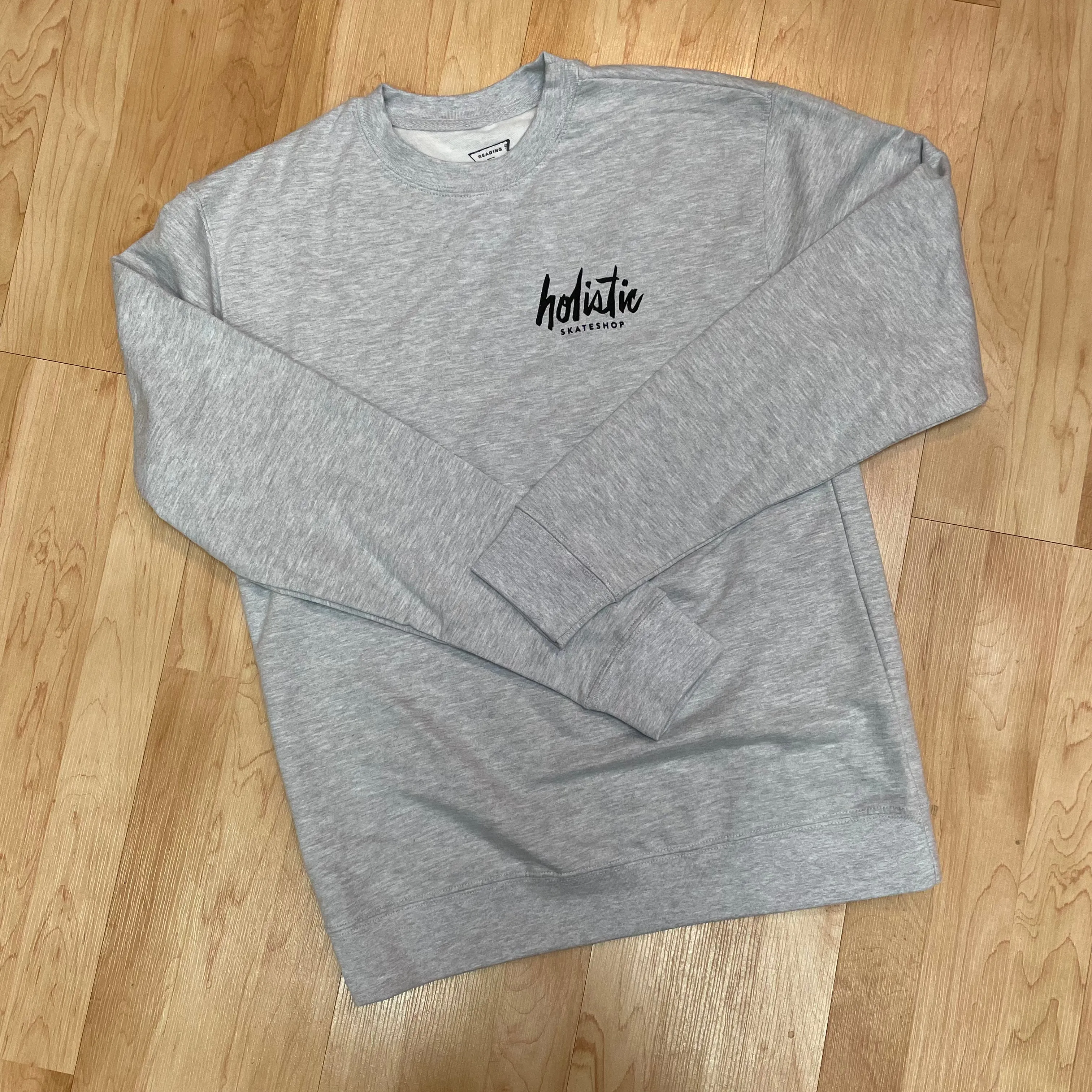 HOLISTIC CLASSIC LOGO CREWNECK - HEATHER GREY