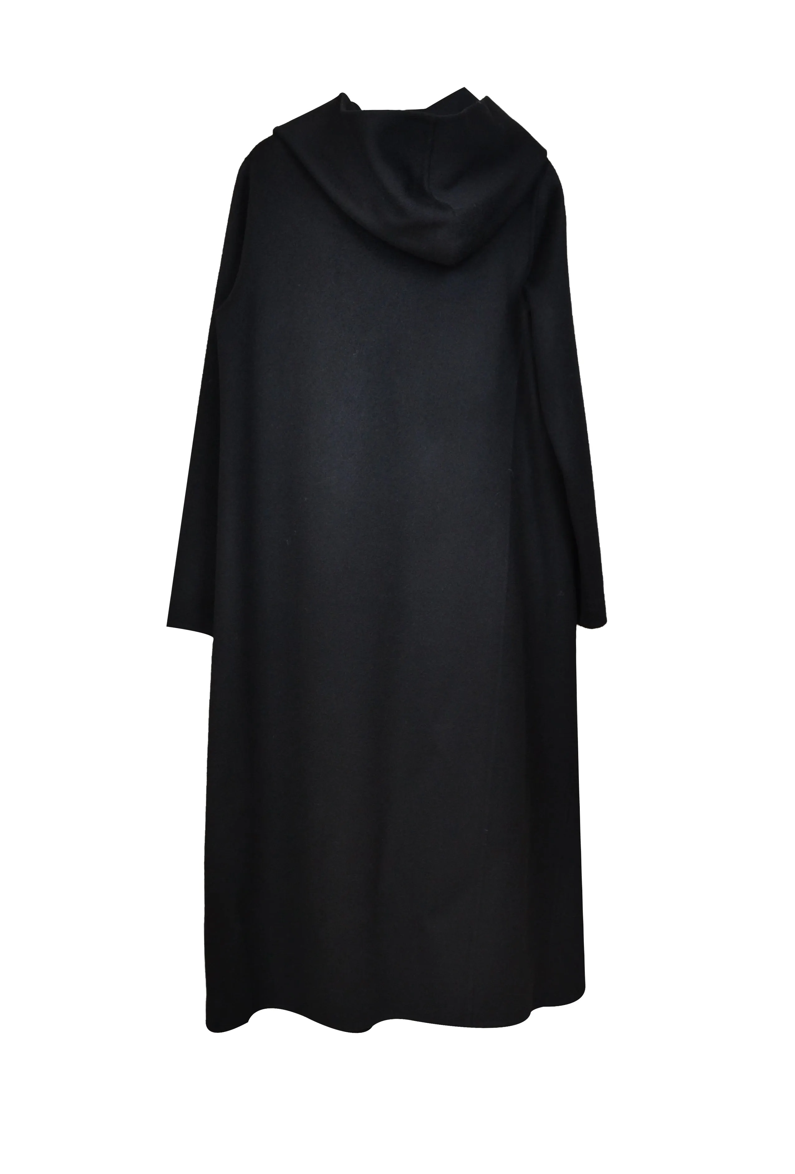 HOODED DBL FACE LONG COAT