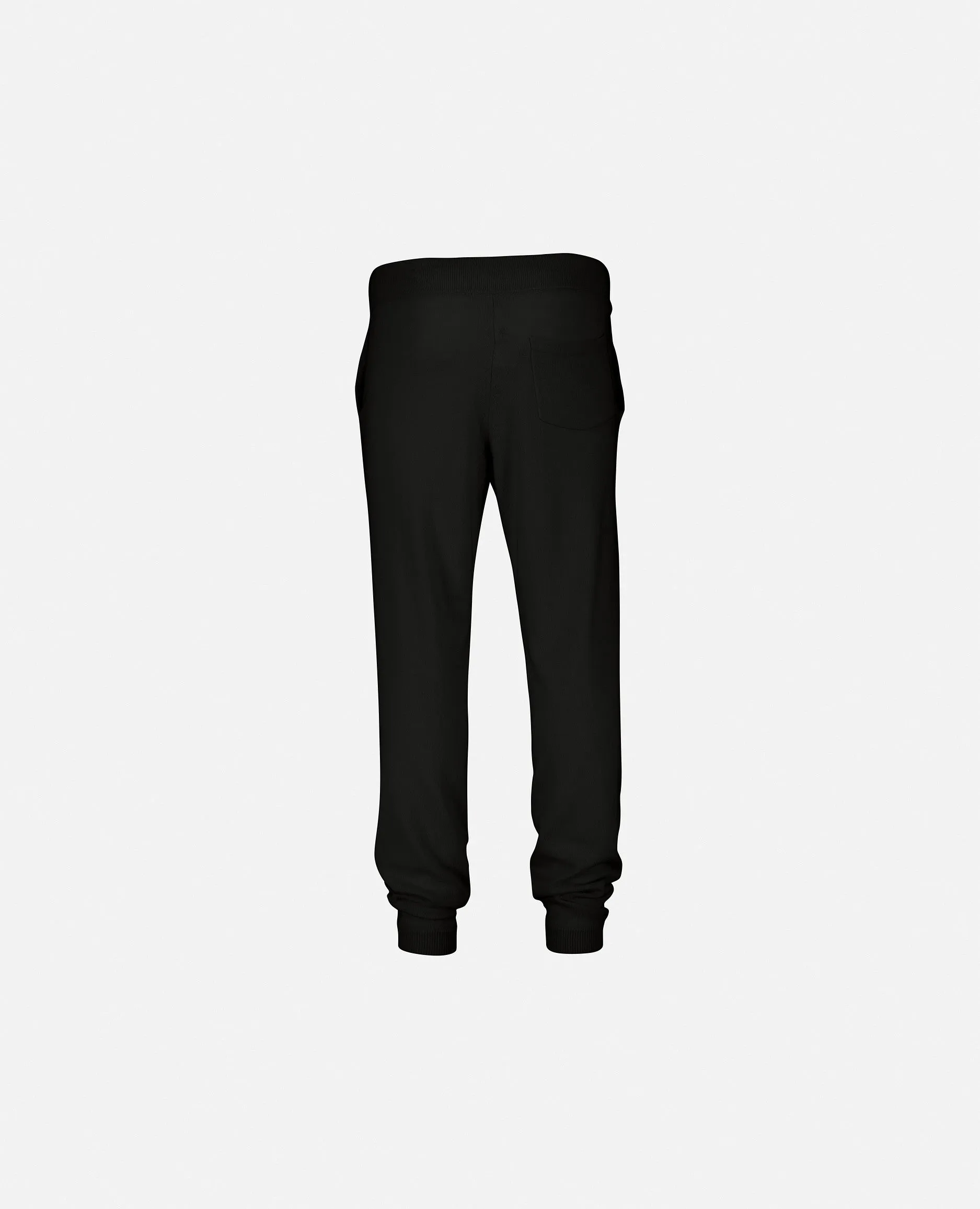 Hose aus Cashmere-Mischung in Schwarz