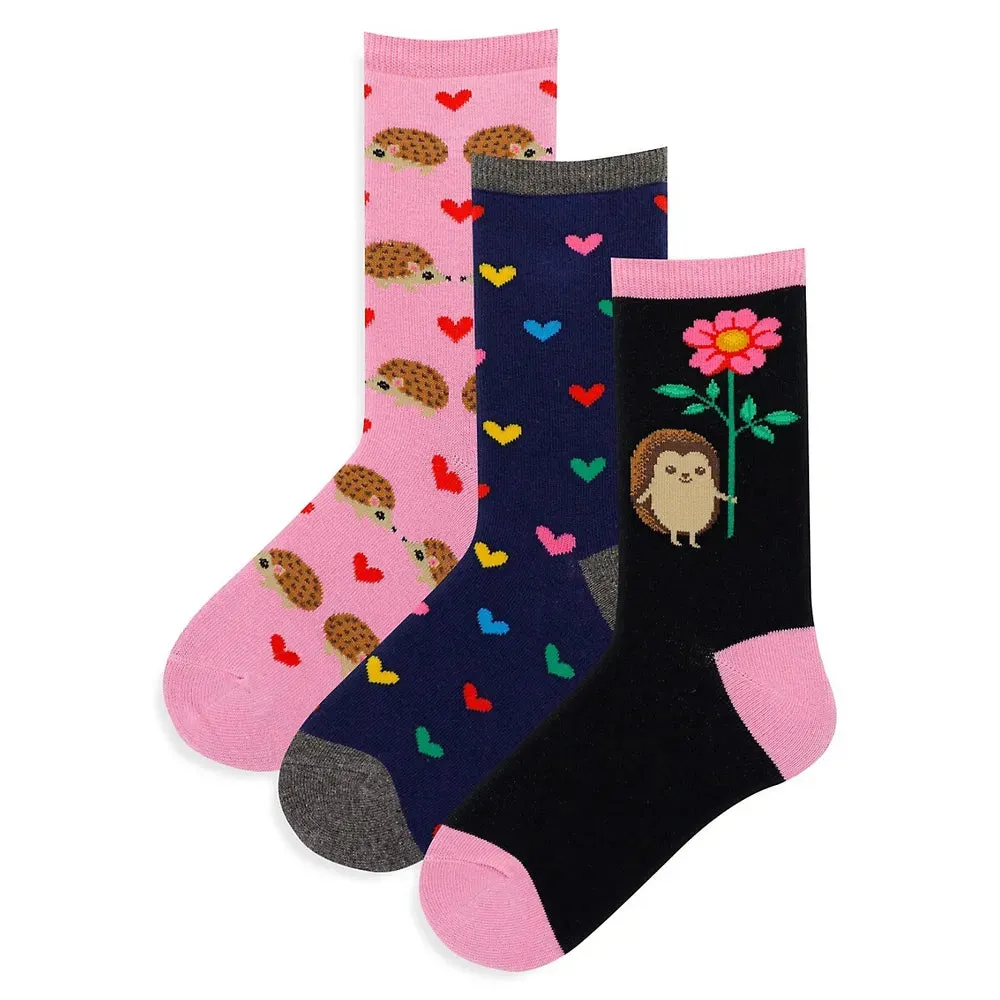 Hotsox 3 Pack - Hedgehogs