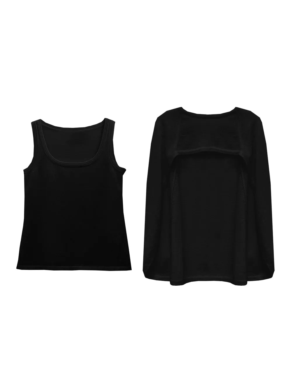 KNIT WILLOW CASHMERE CAPE & TOP SET