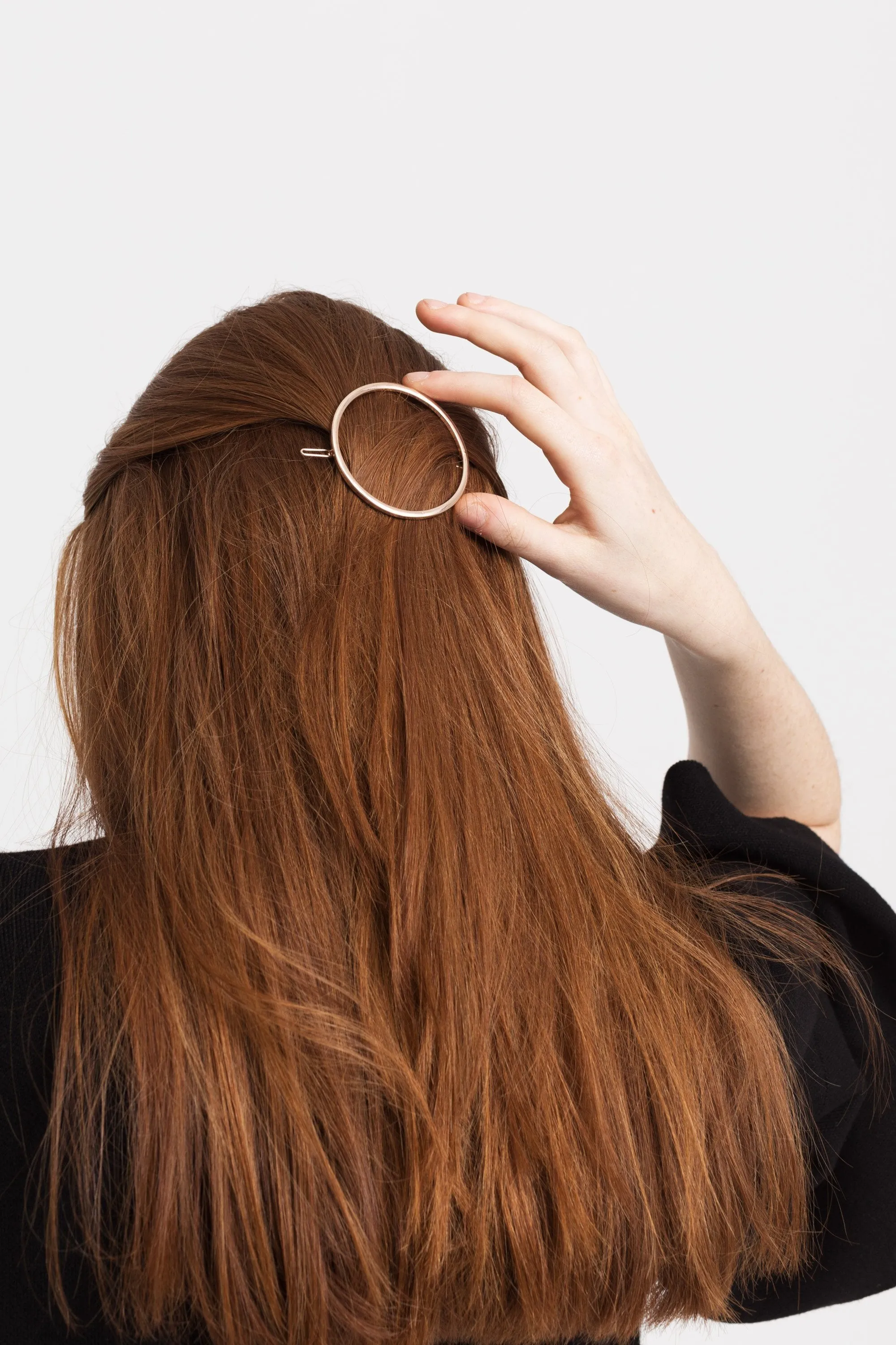 Large Circle Hair Clip
