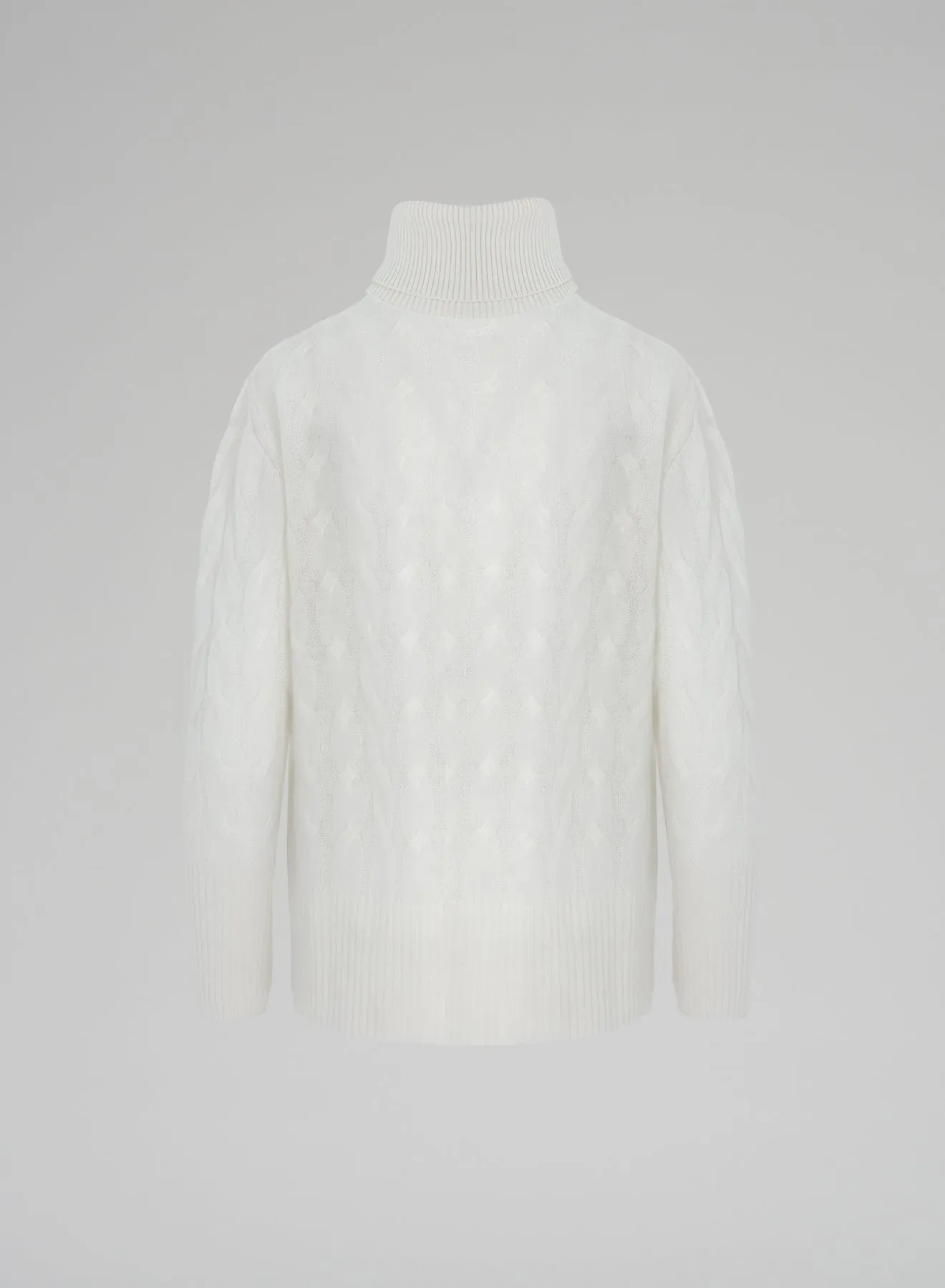 MAGLIA A TRECCIA IN CASHMERE