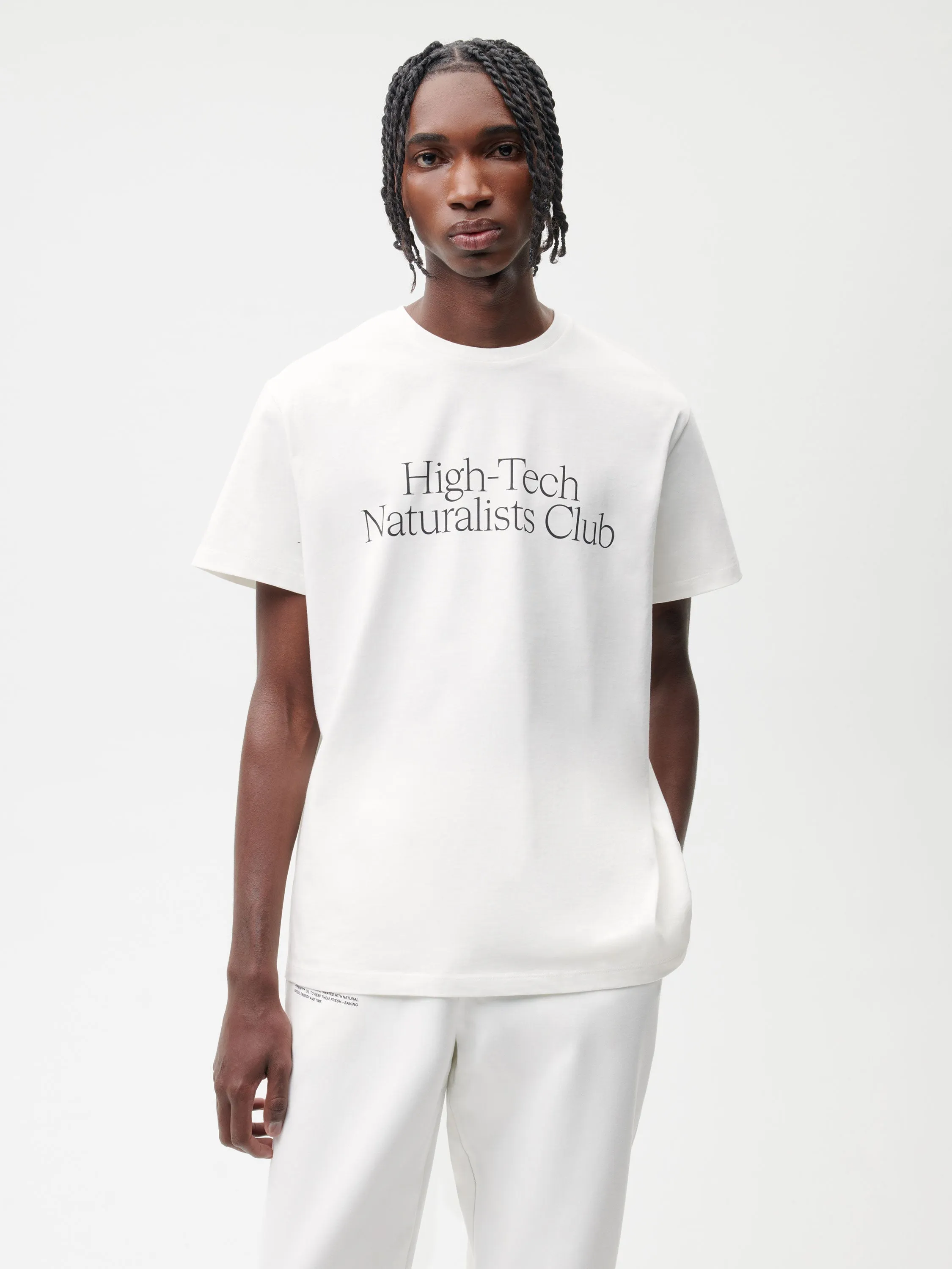 Mens Archive High-Tech Naturalists Club T-shirt—off-white