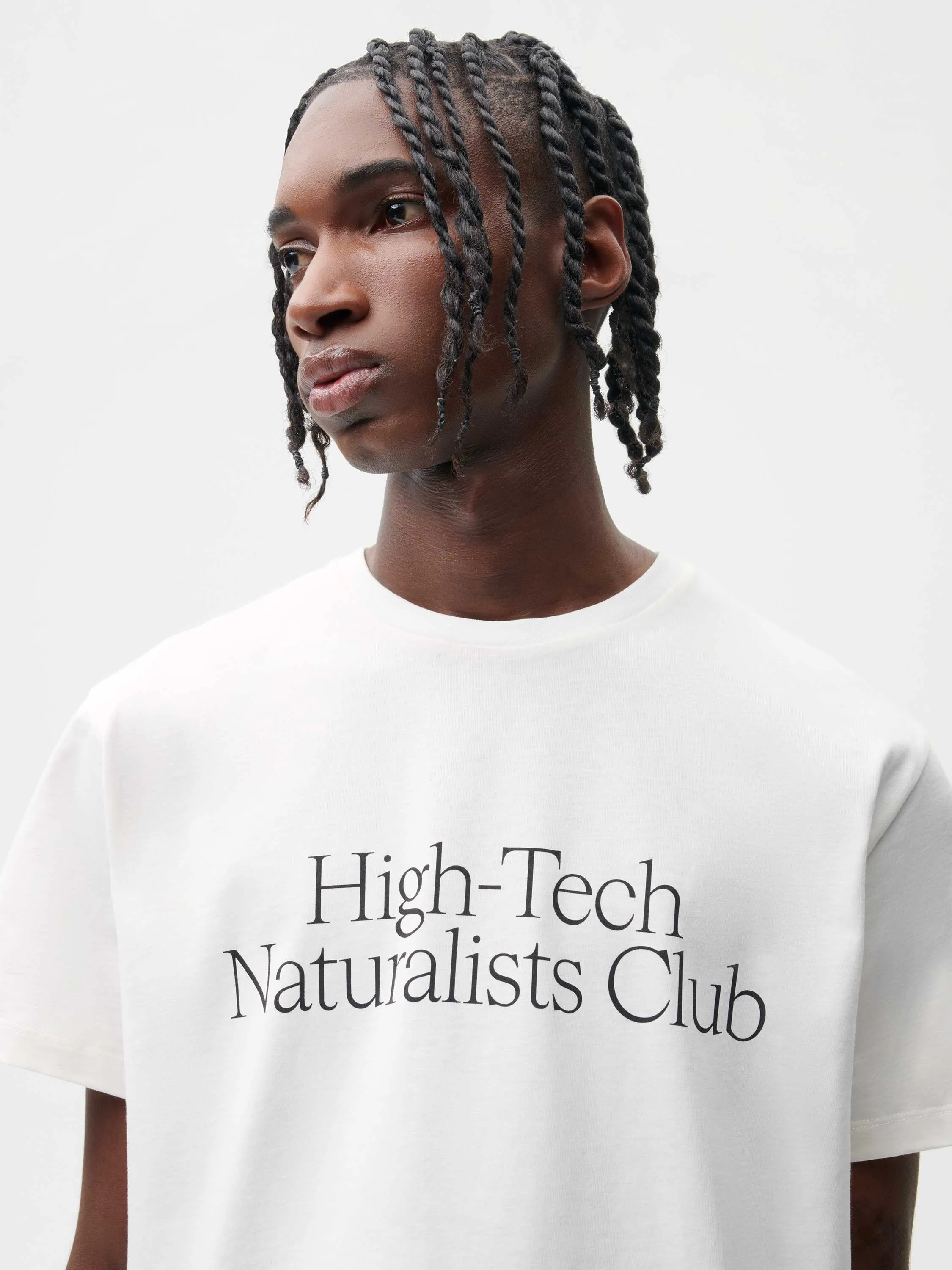 Mens Archive High-Tech Naturalists Club T-shirt—off-white