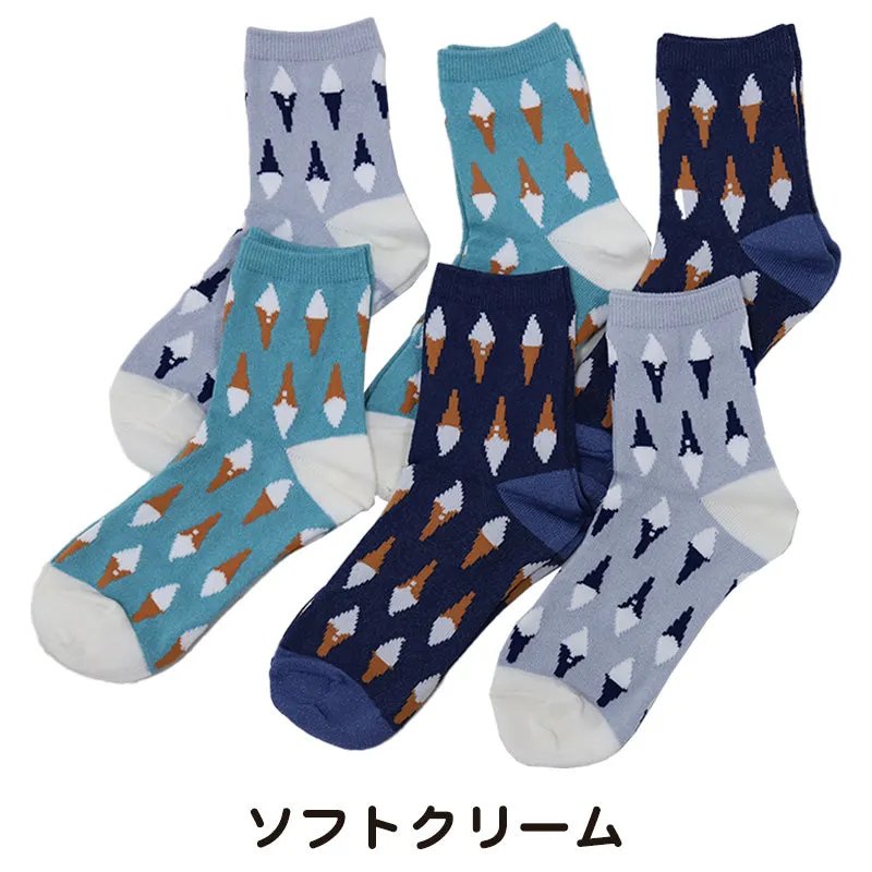 miolyy 婦人 AV接触冷感 ショートソックス  6足組 22-24cm (レディース ソックス くつ下 くつした 接触冷感) (在庫限り)