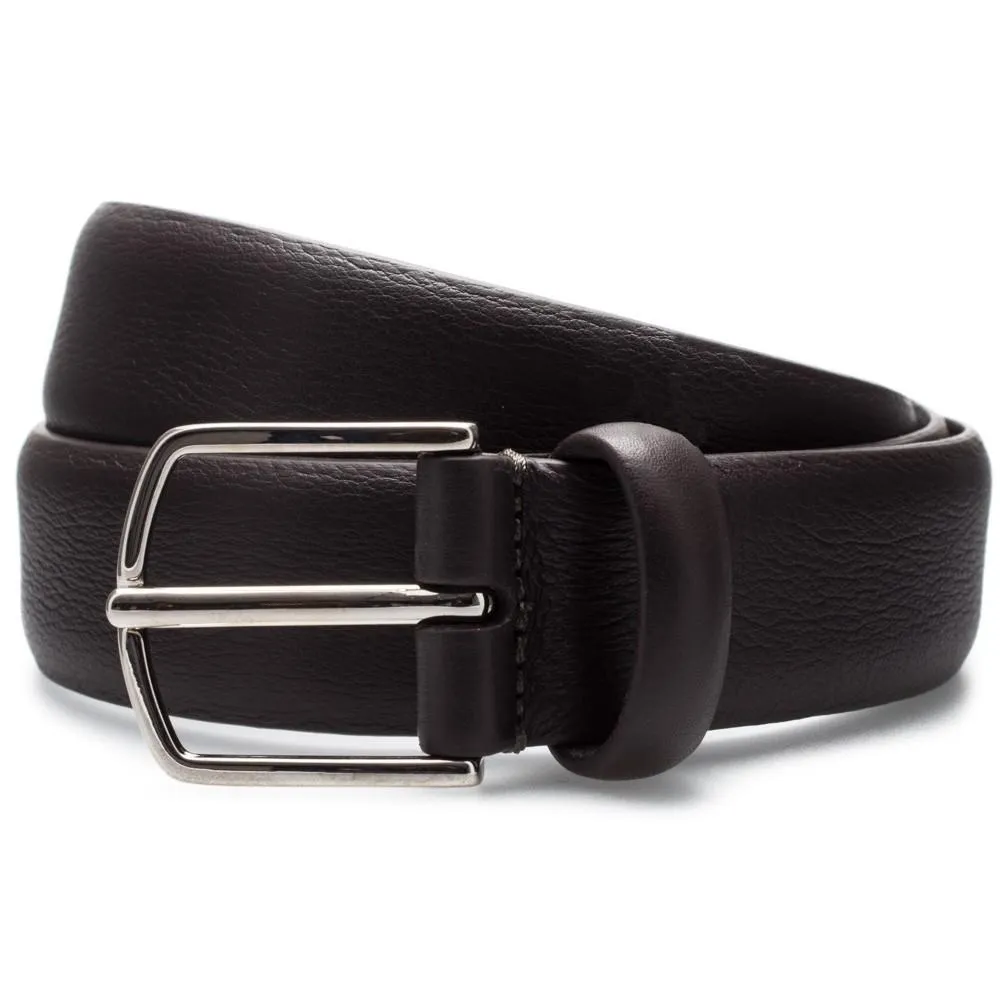 Narrow Calf Leather Belt