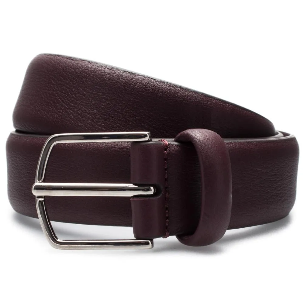 Narrow Calf Leather Belt