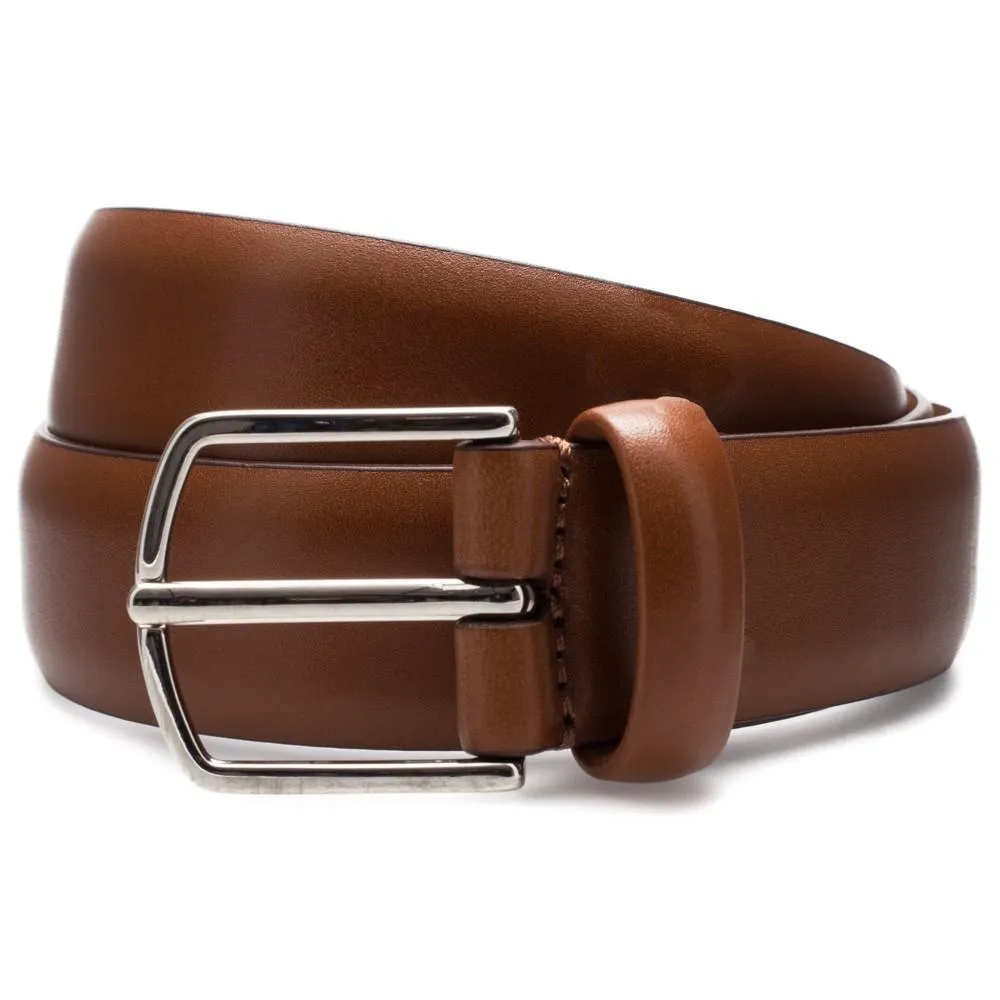 Narrow Calf Leather Belt