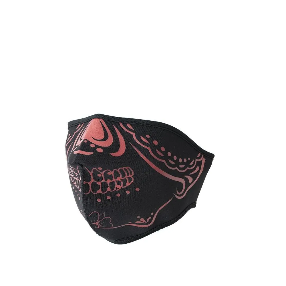 Neoprene Half Face Inverse Skull Riding Mask