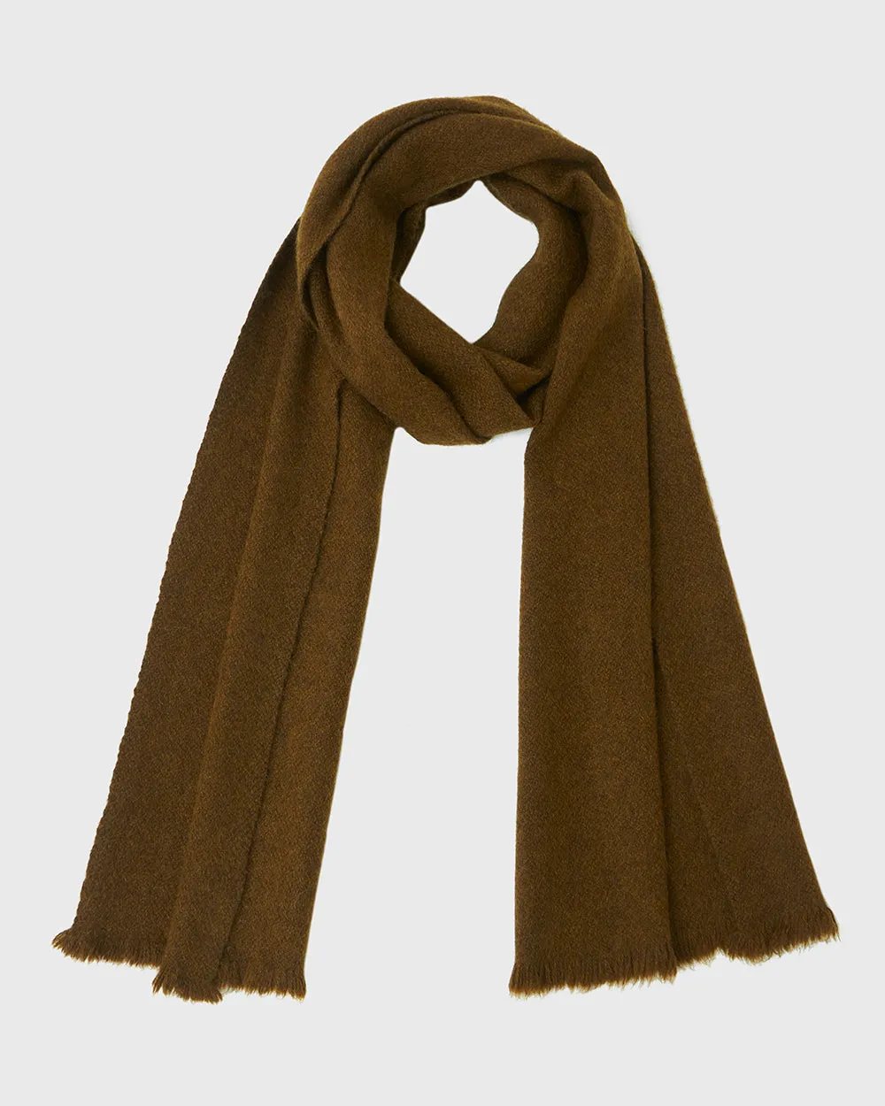 Nomad Classic Skinny Scarf (Natural Yak Grey Base)