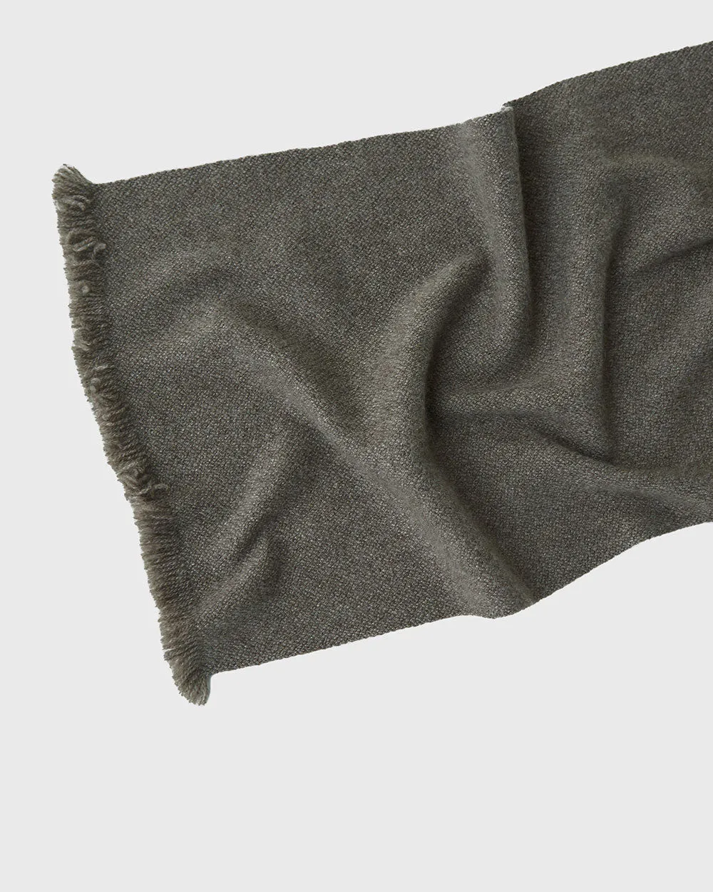 Nomad Classic Skinny Scarf (Natural Yak Grey Base)