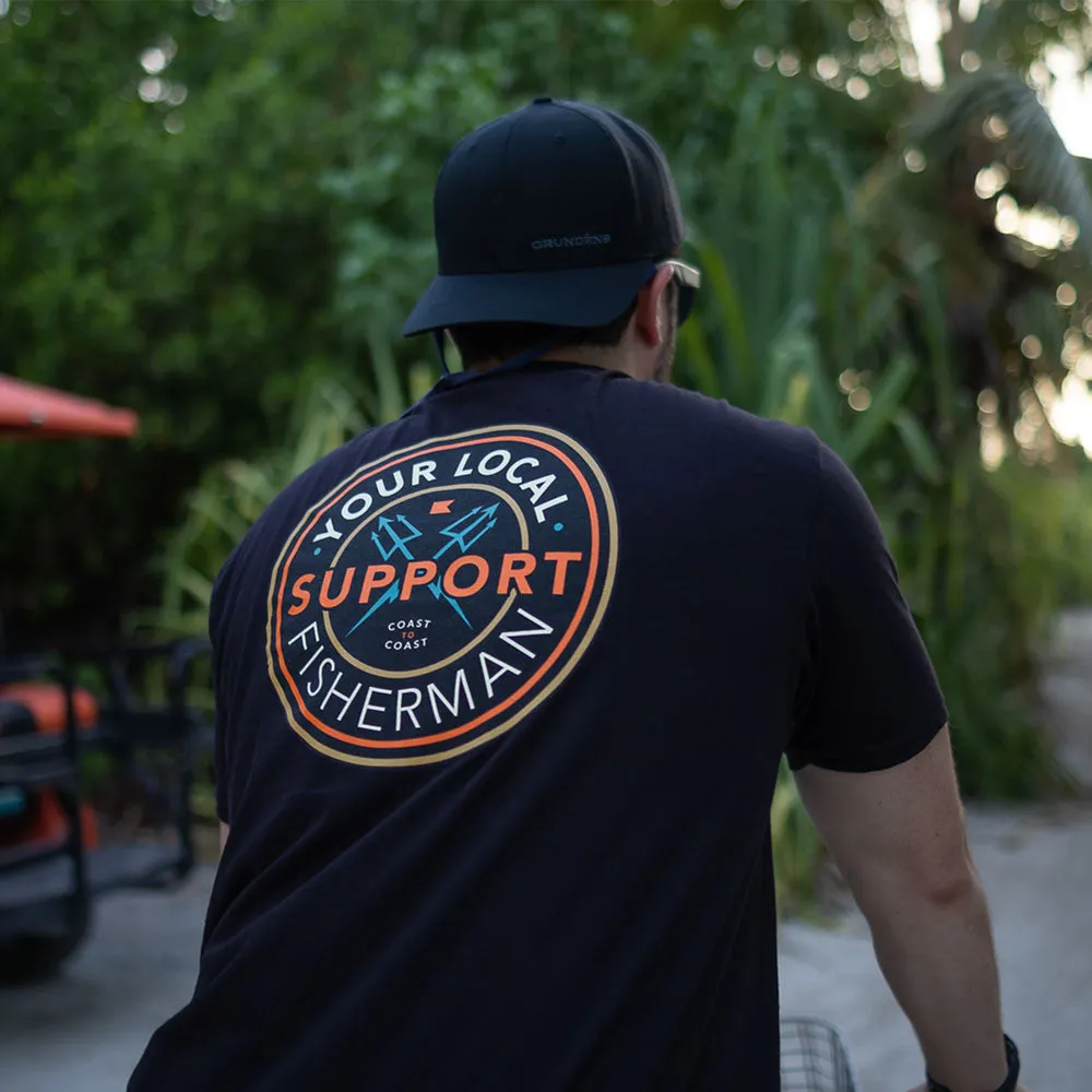 Offset Embroidered Trucker Hat