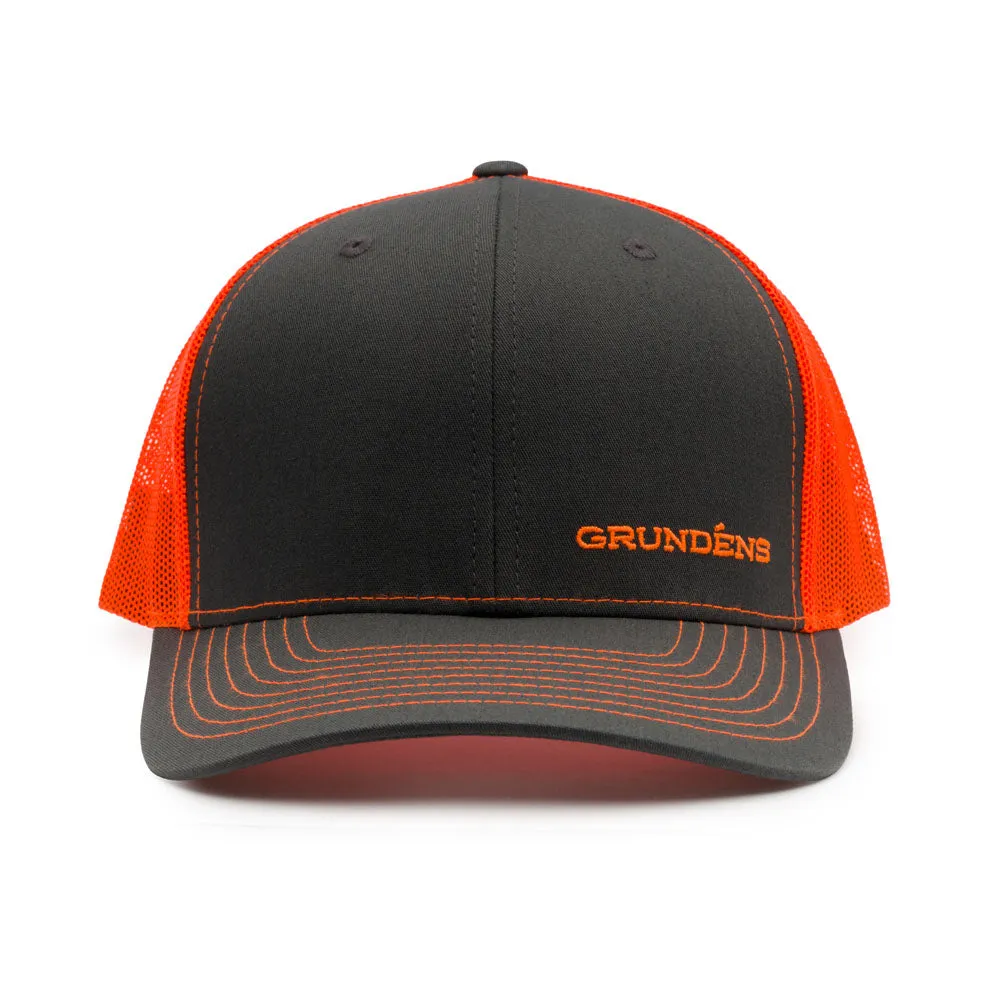 Offset Embroidered Trucker Hat