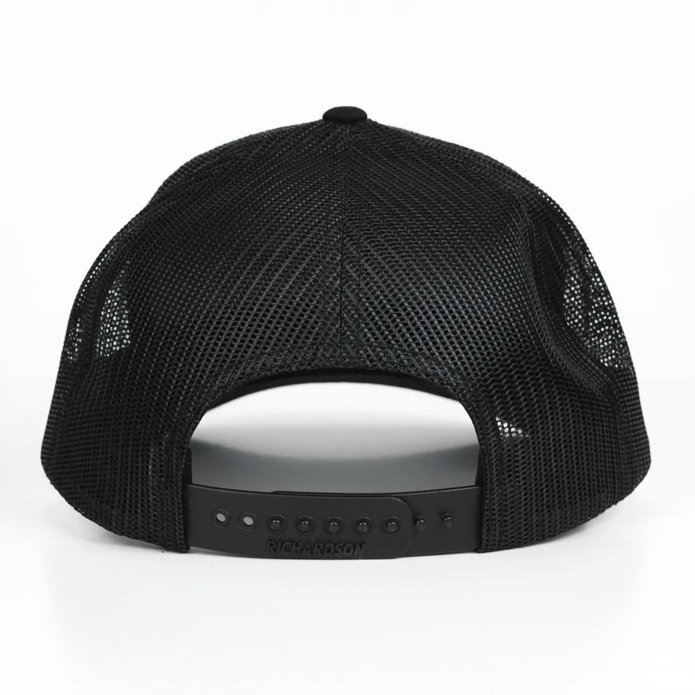 Offset Embroidered Trucker Hat