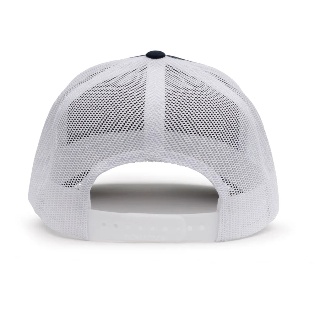 Offset Embroidered Trucker Hat