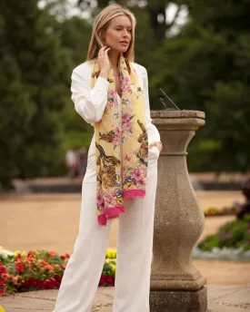 Oopsie Daisy Buttermilk Wool Silk Wrap