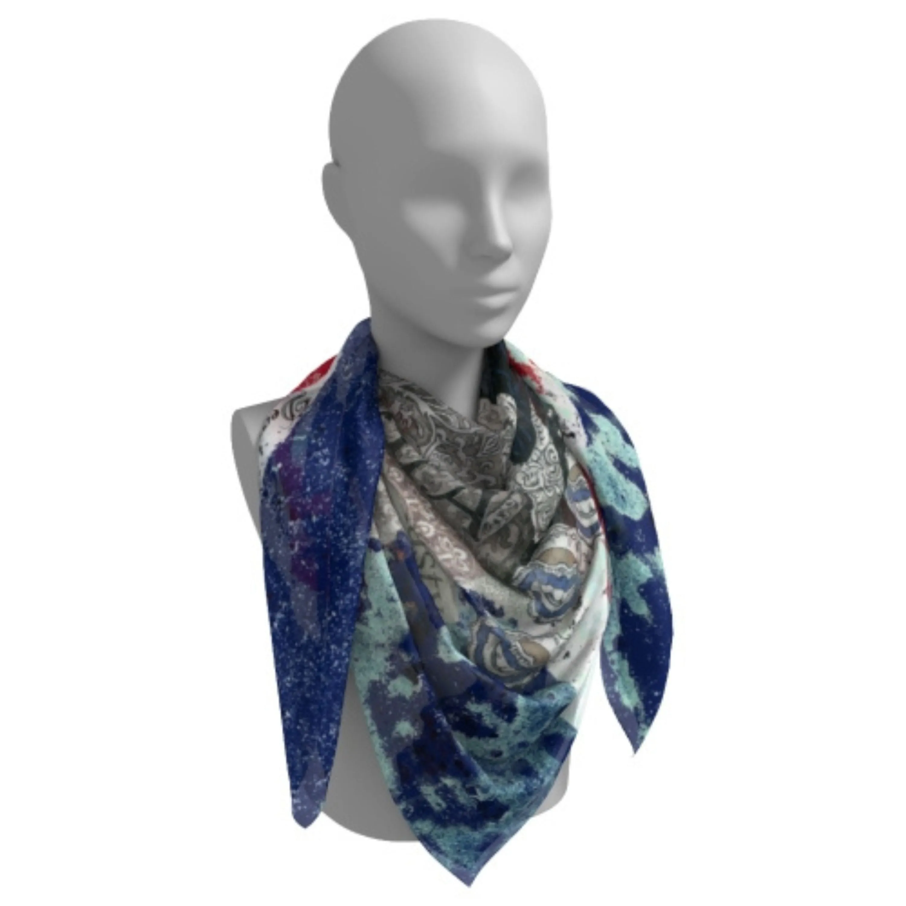 Queen Victoria Silk Square Scarf