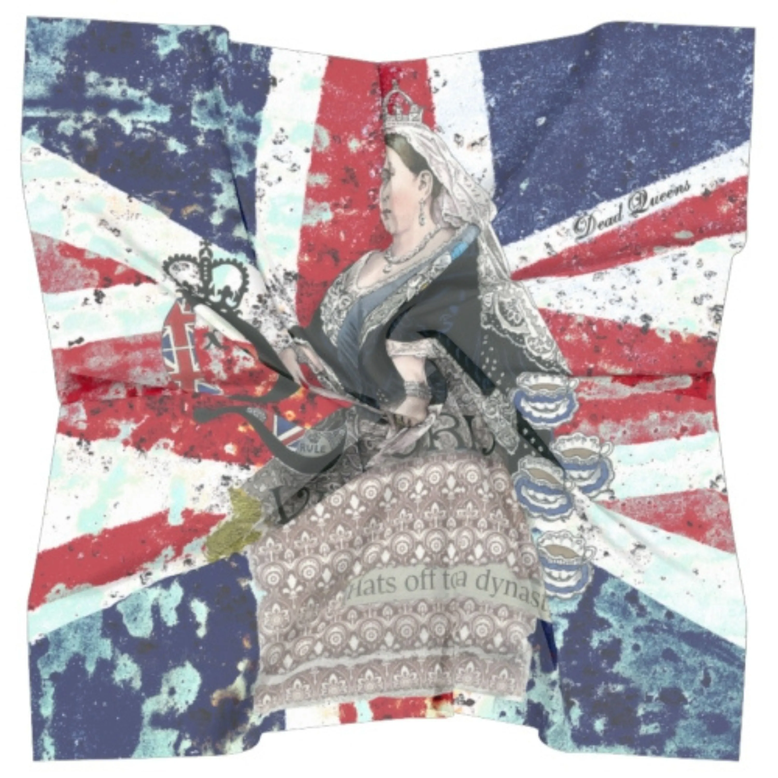 Queen Victoria Silk Square Scarf