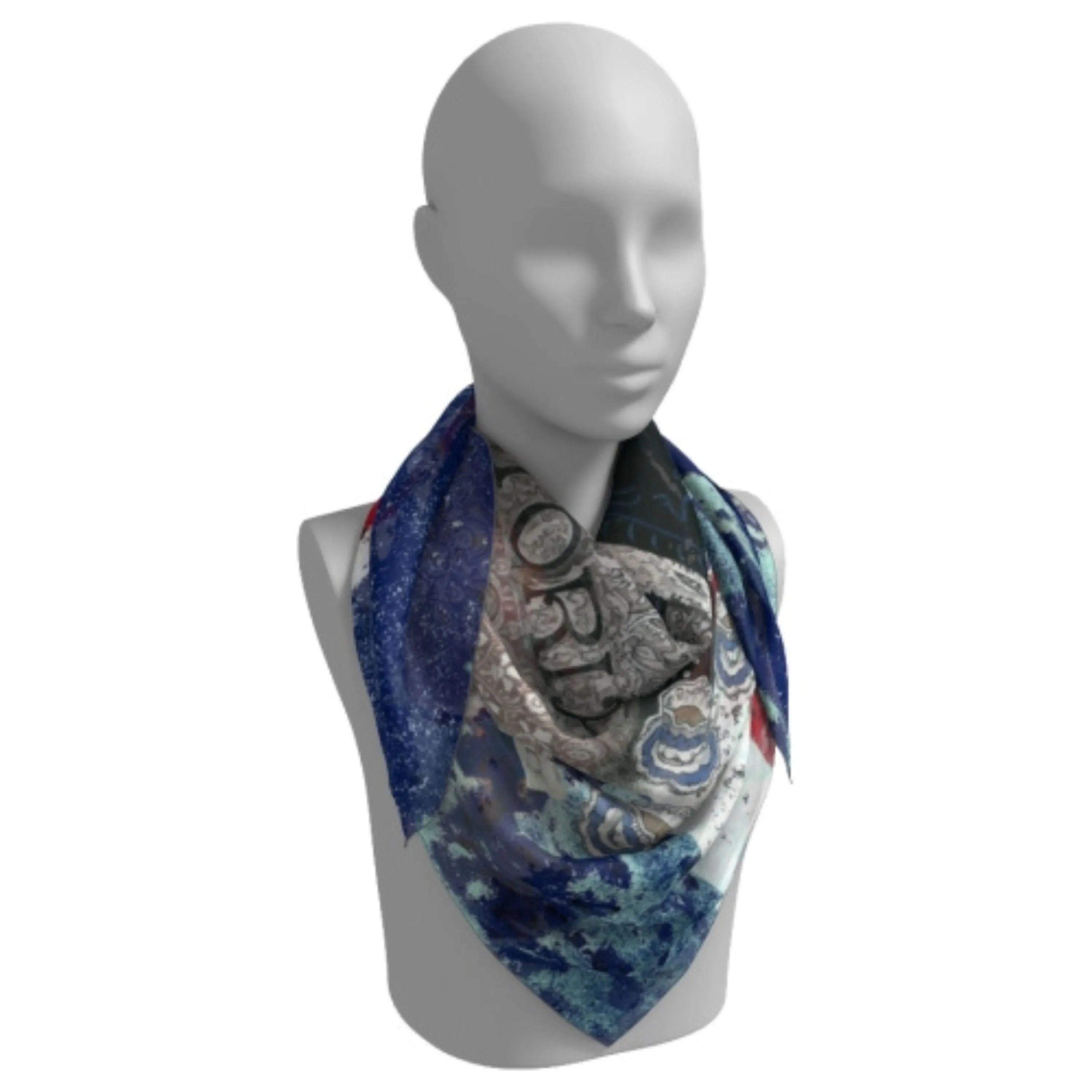 Queen Victoria Silk Square Scarf