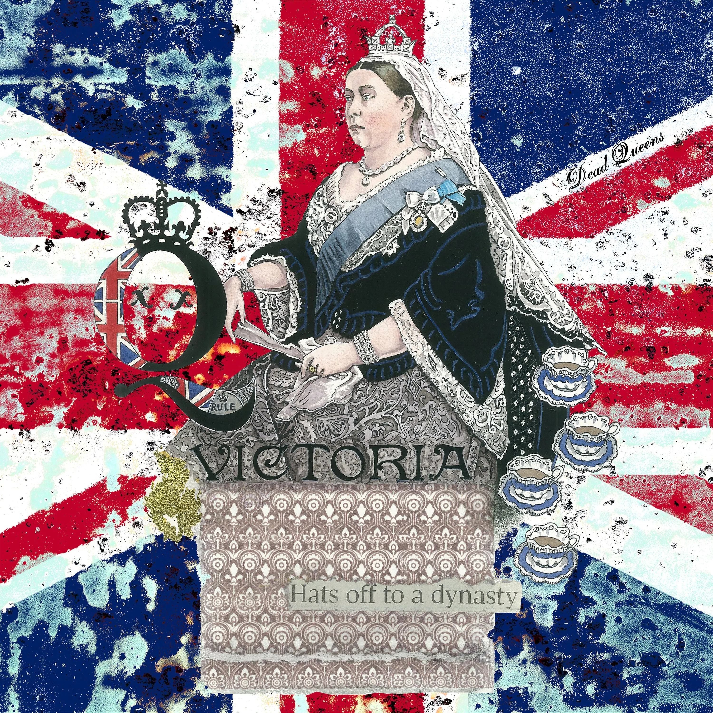 Queen Victoria Silk Square Scarf
