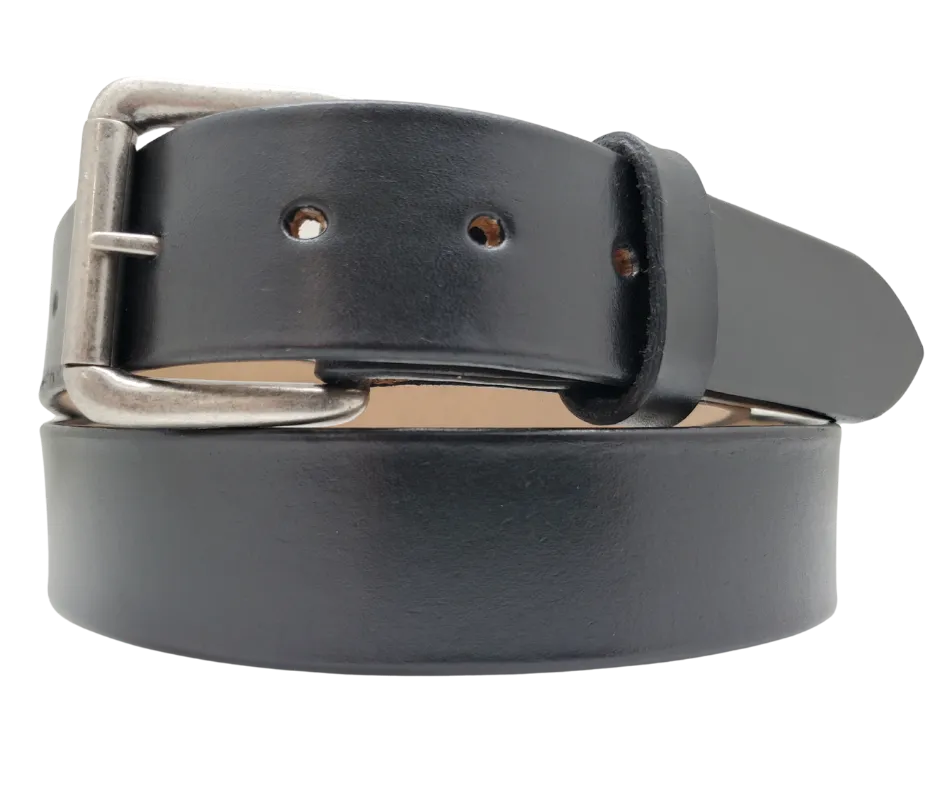 "The Office" Black Casual Leather Belt
