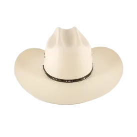 Resistol Natural Long Cattleman 10X Straw Long Oval Crown Hat