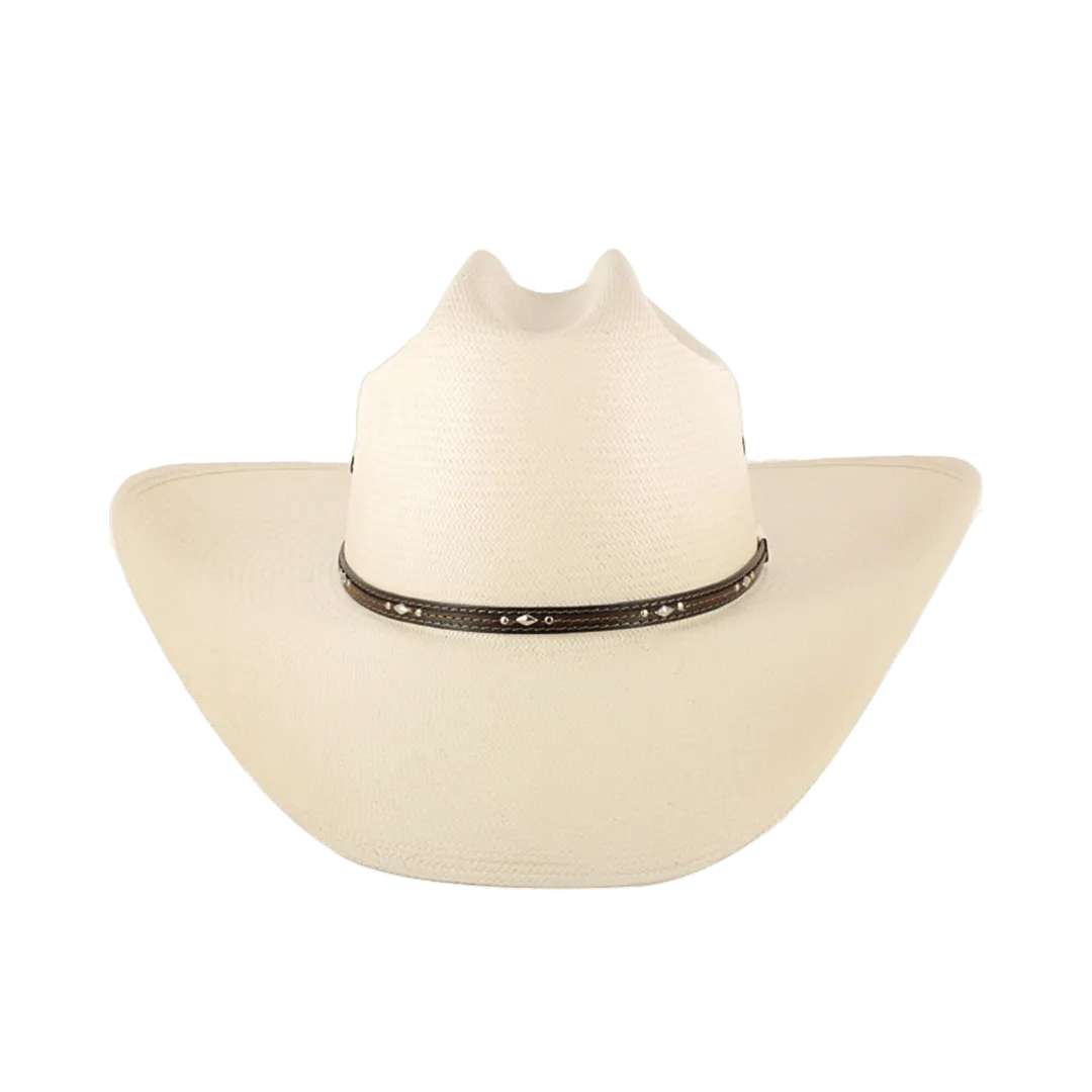 Resistol Natural Long Cattleman 10X Straw Long Oval Crown Hat