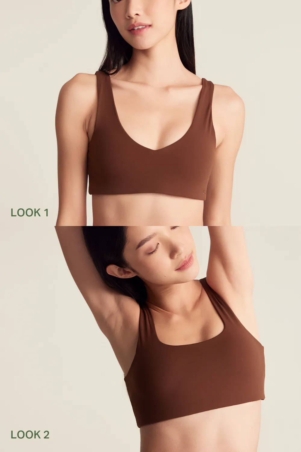 Reversible Bra in Cocoa