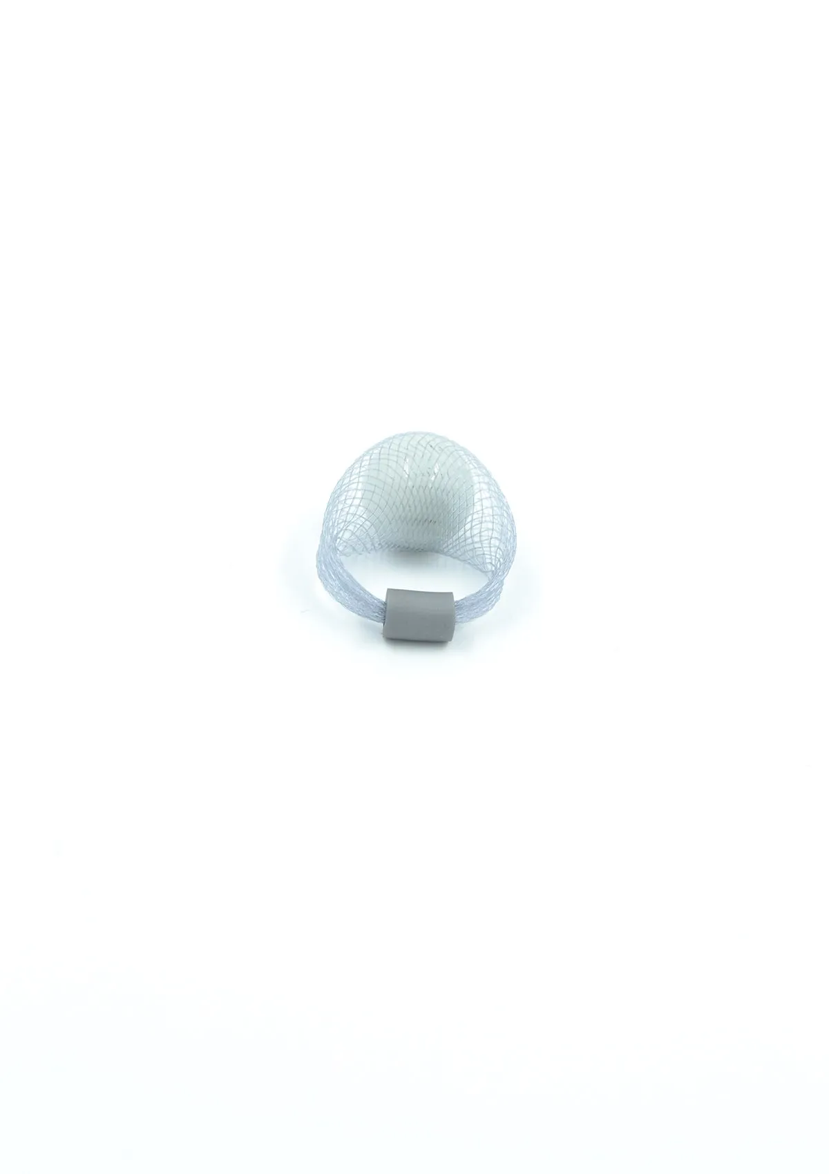 RING "PERLA" - GREY/WHITE