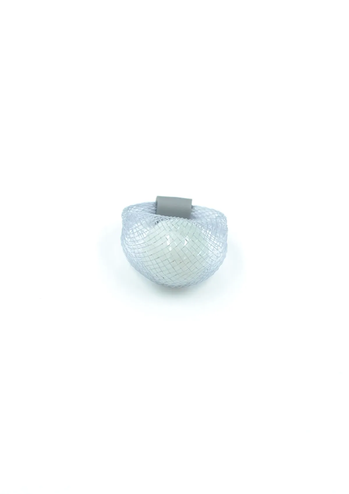 RING "PERLA" - GREY/WHITE