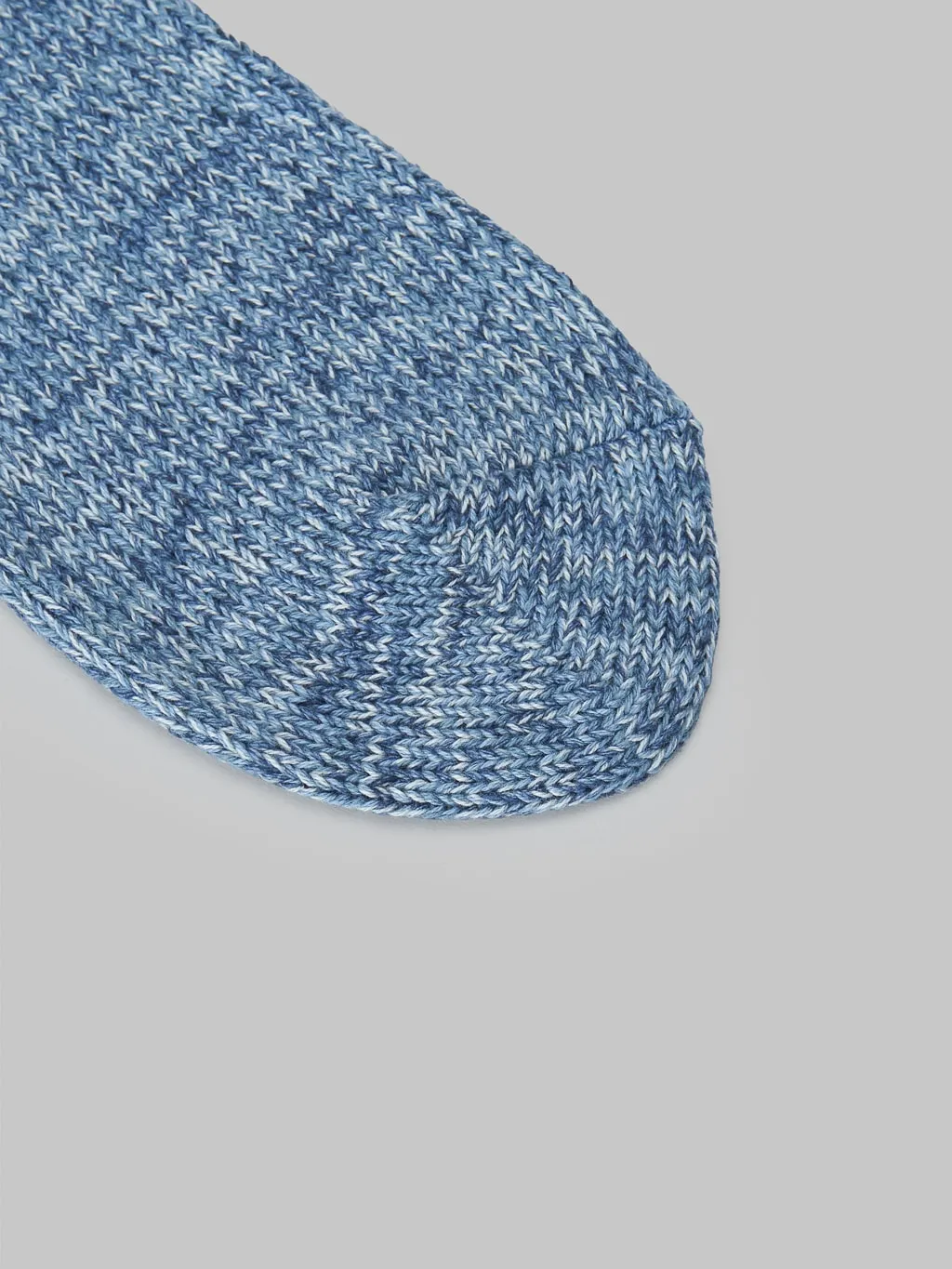 ROTOTO Denim Tone Crew Socks Ice