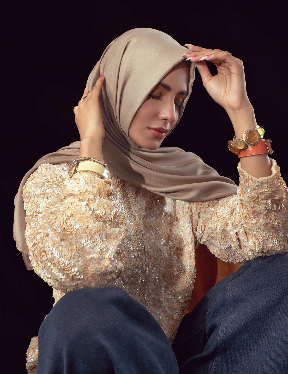 Satin Silk - Beige