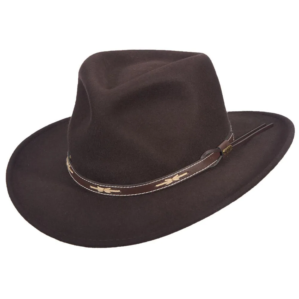 Scala - Crushable Wool Outback Hat