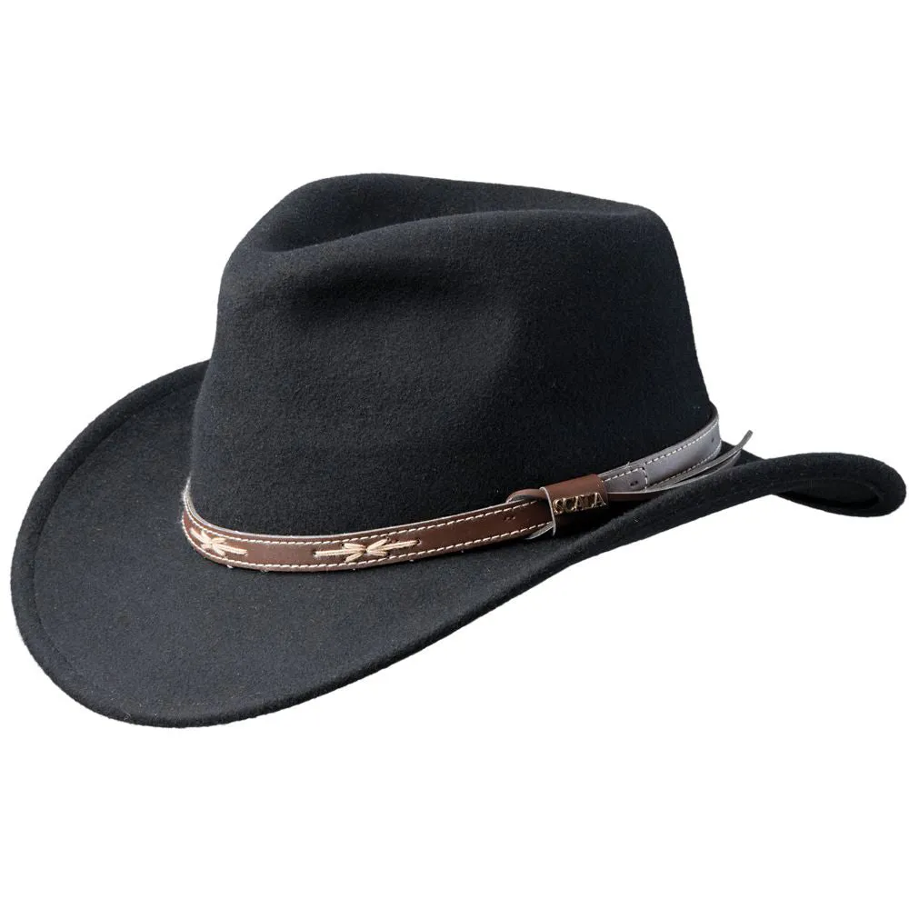Scala - Crushable Wool Outback Hat