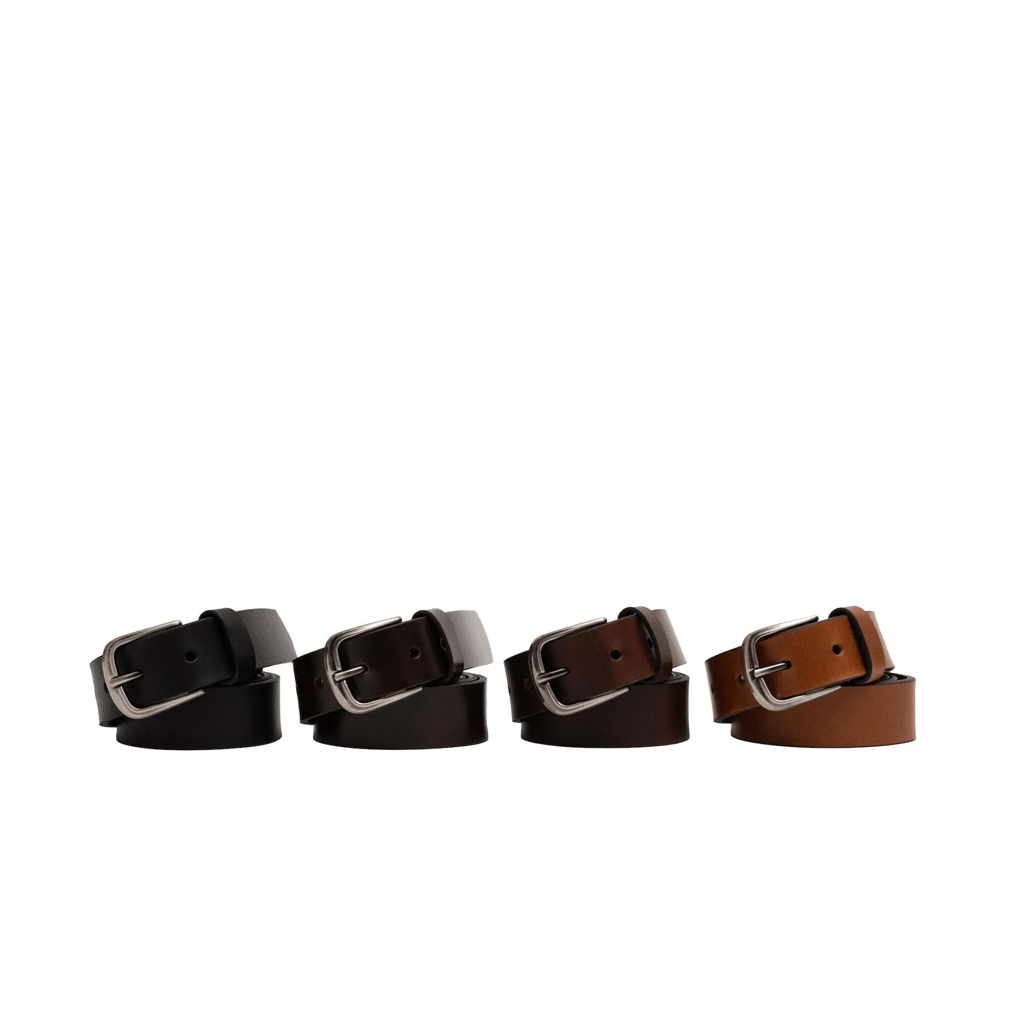 Silver Buckle Standard Width Belts