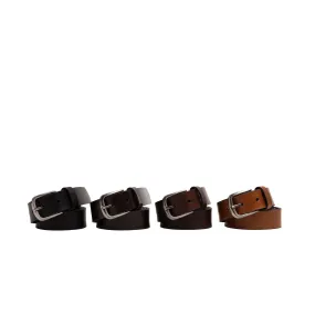 Silver Buckle Standard Width Belts