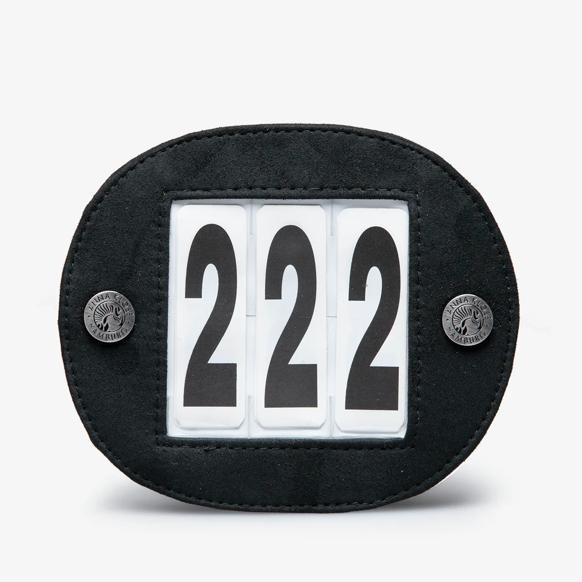 Starting Number Black with Gun Metal buttons