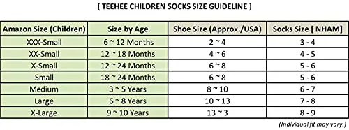 TeeHee Little Girls Cotton Crew Socks 6 Pair Pack (Animal Crew)(K2025)