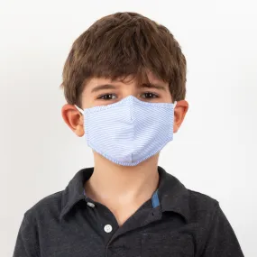 The Blue Children's Kent Trio 3-Layer Antibacterial Cotton Mask 3-Pack