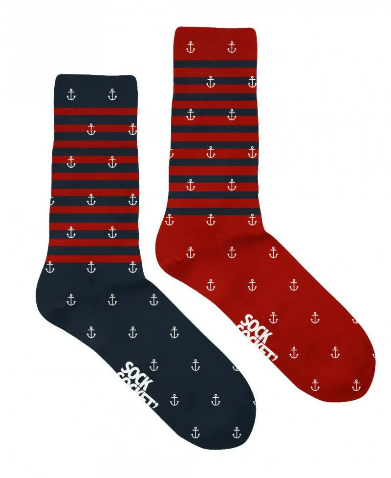 Tiny anchors pattern - Gabin socks