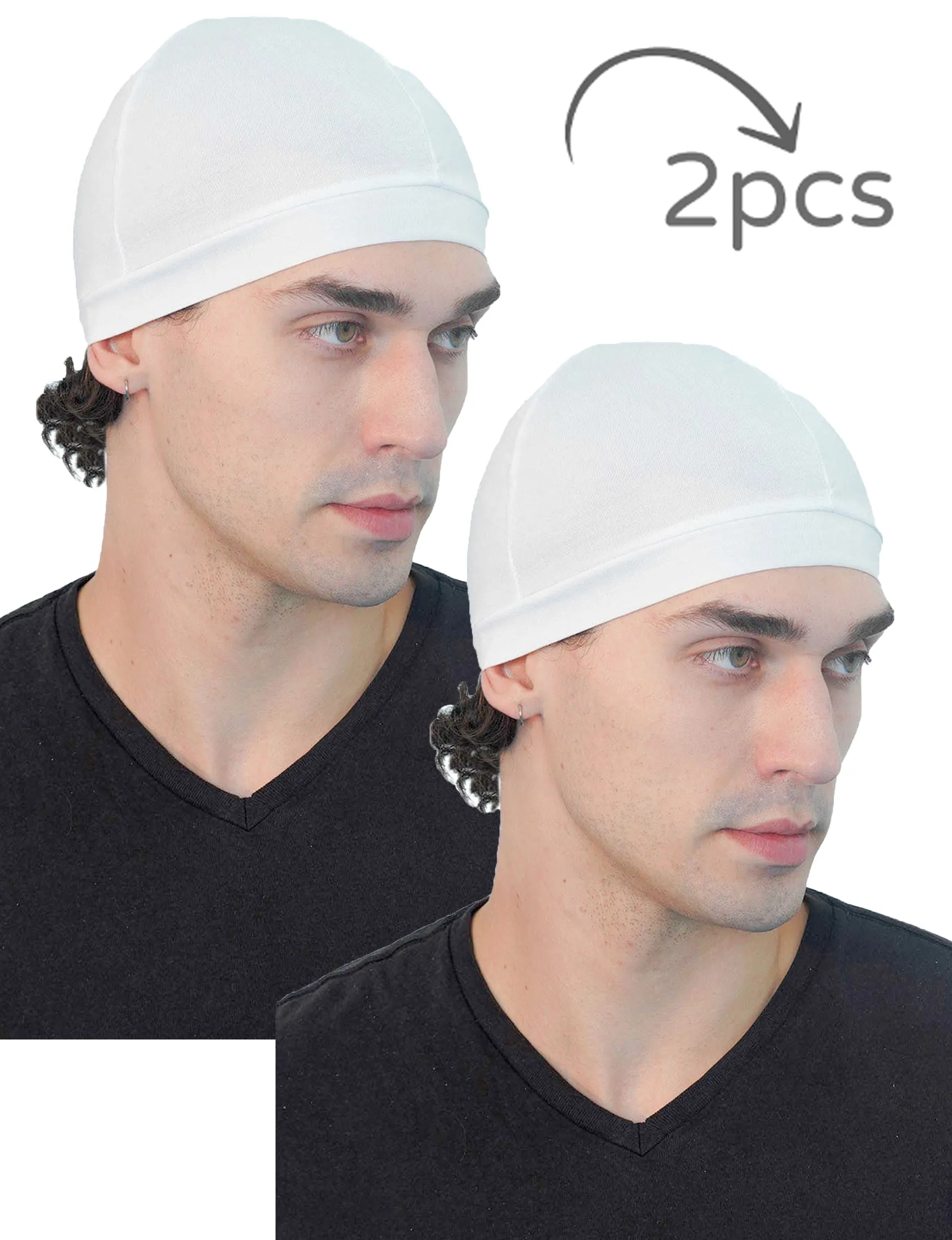 Unisex Bamboo Wig Cap - (Pack of two)