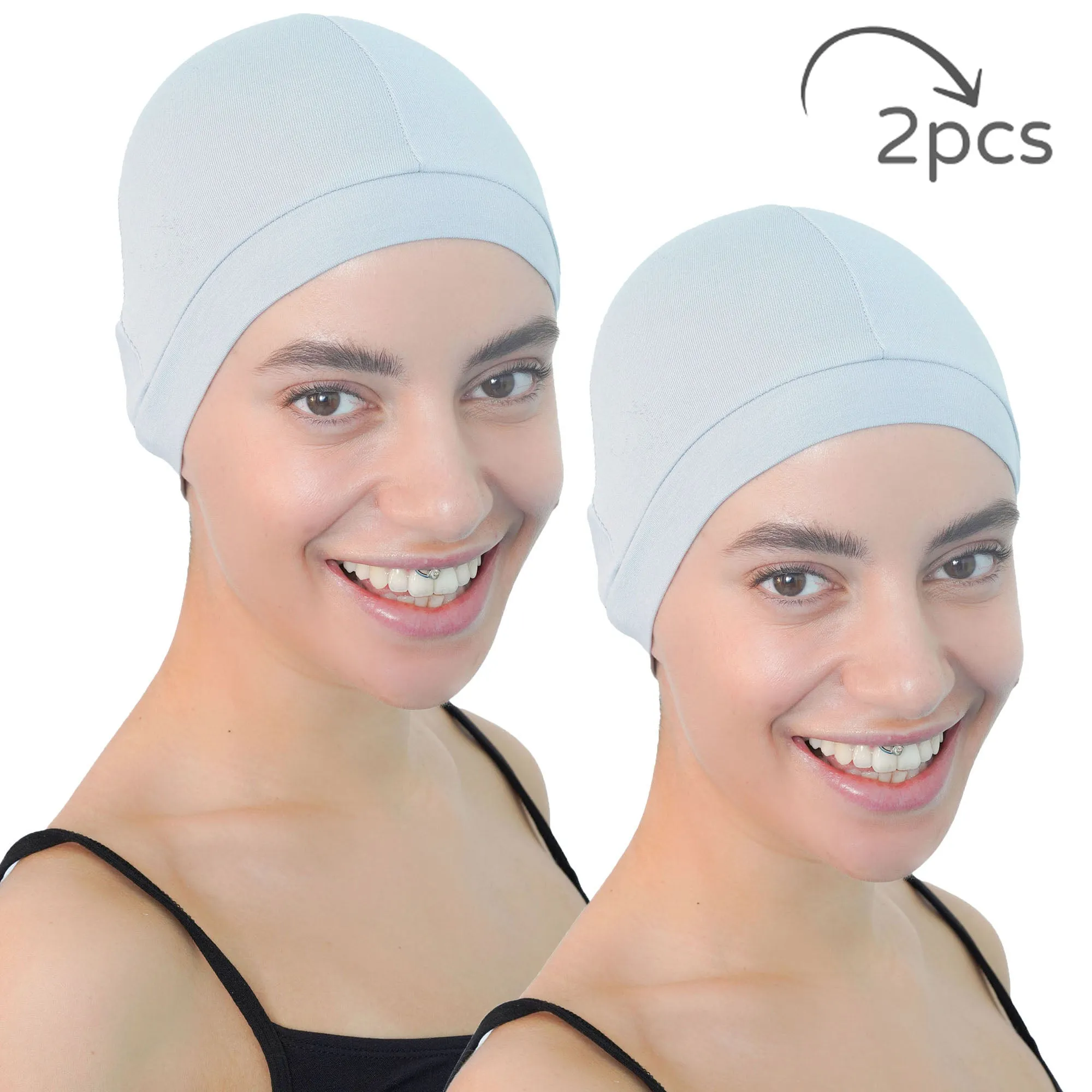 Unisex Bamboo Wig Cap - (Pack of two)