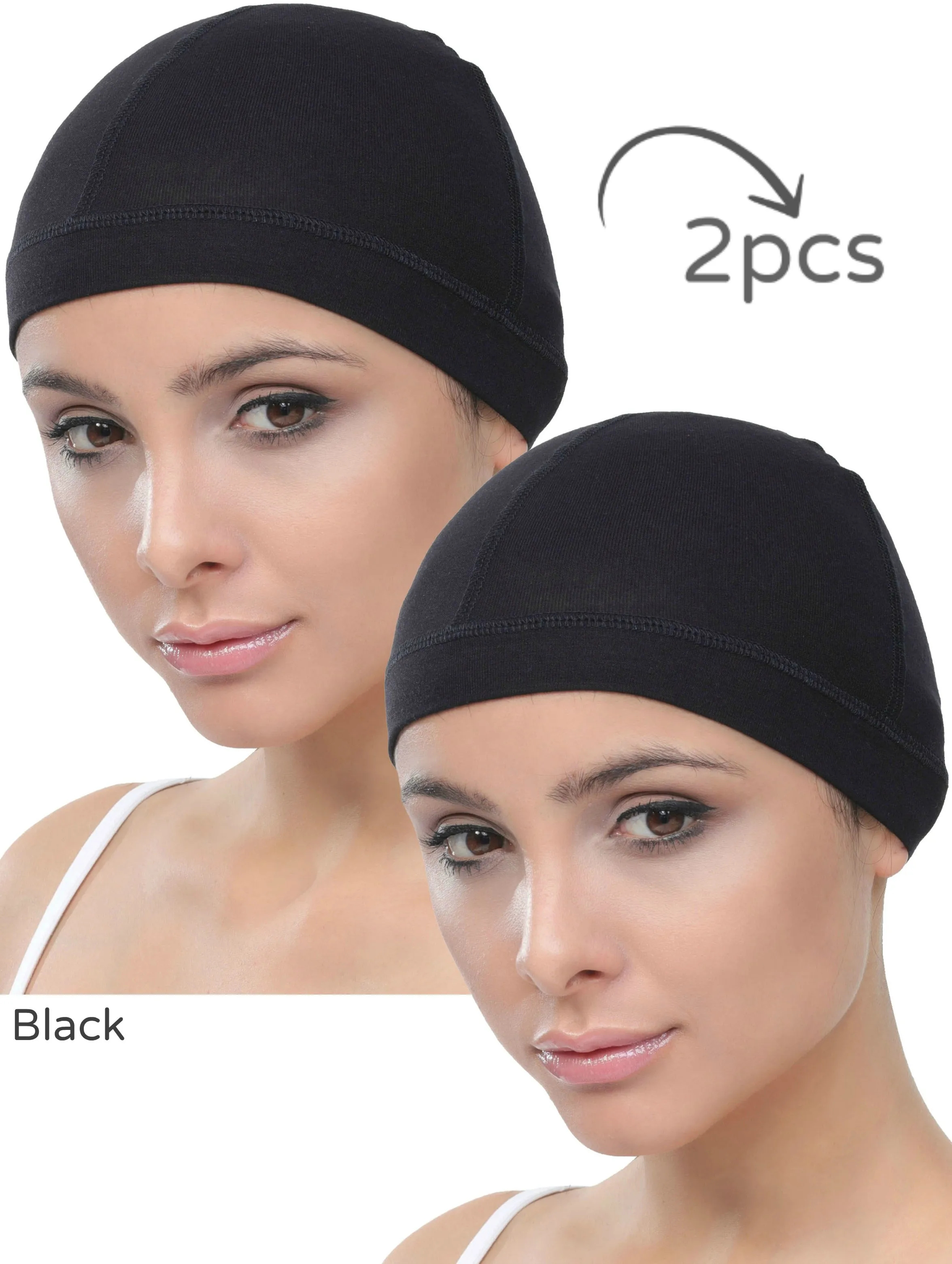 Unisex Bamboo Wig Cap - (Pack of two)