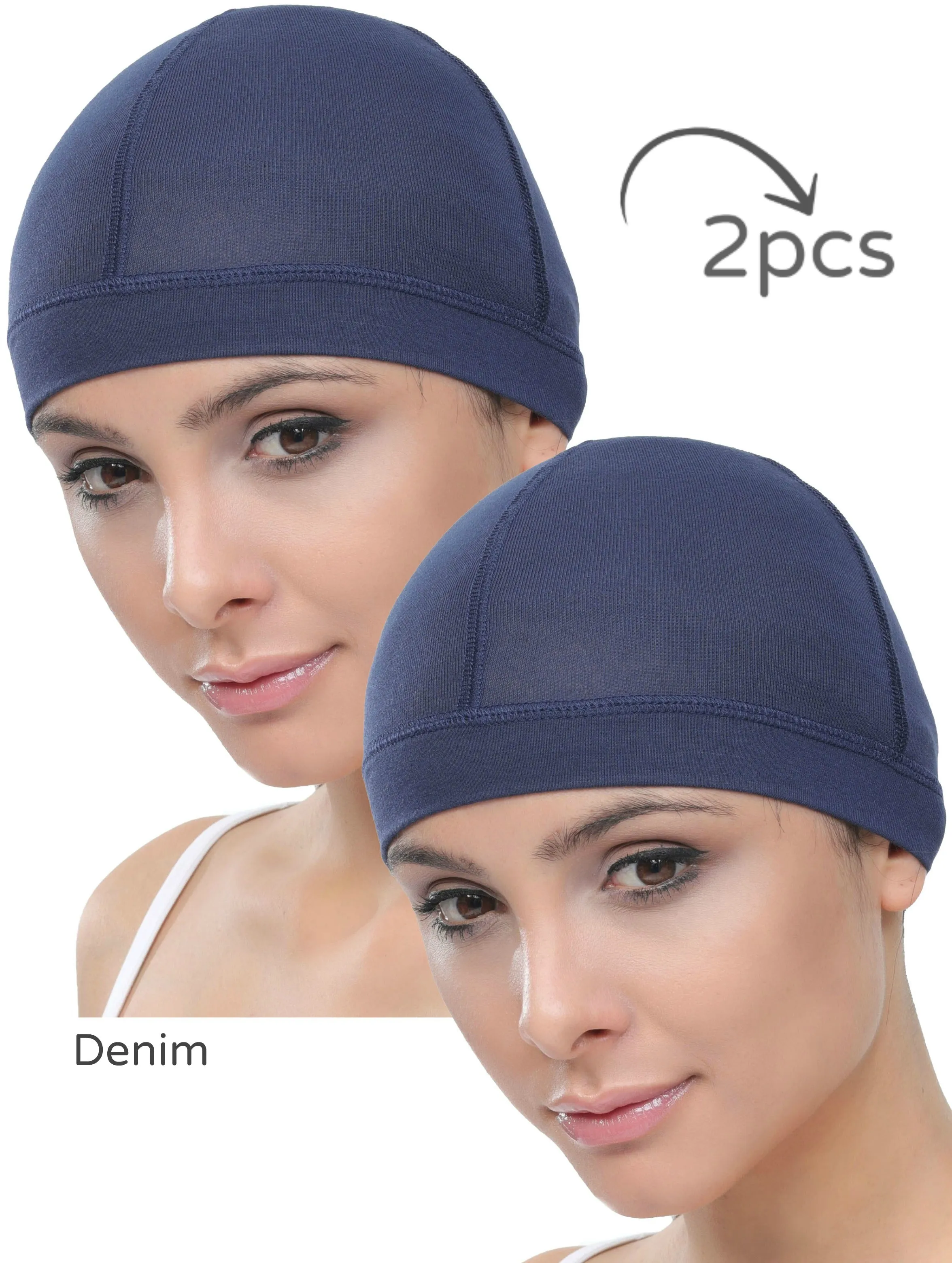 Unisex Bamboo Wig Cap - (Pack of two)