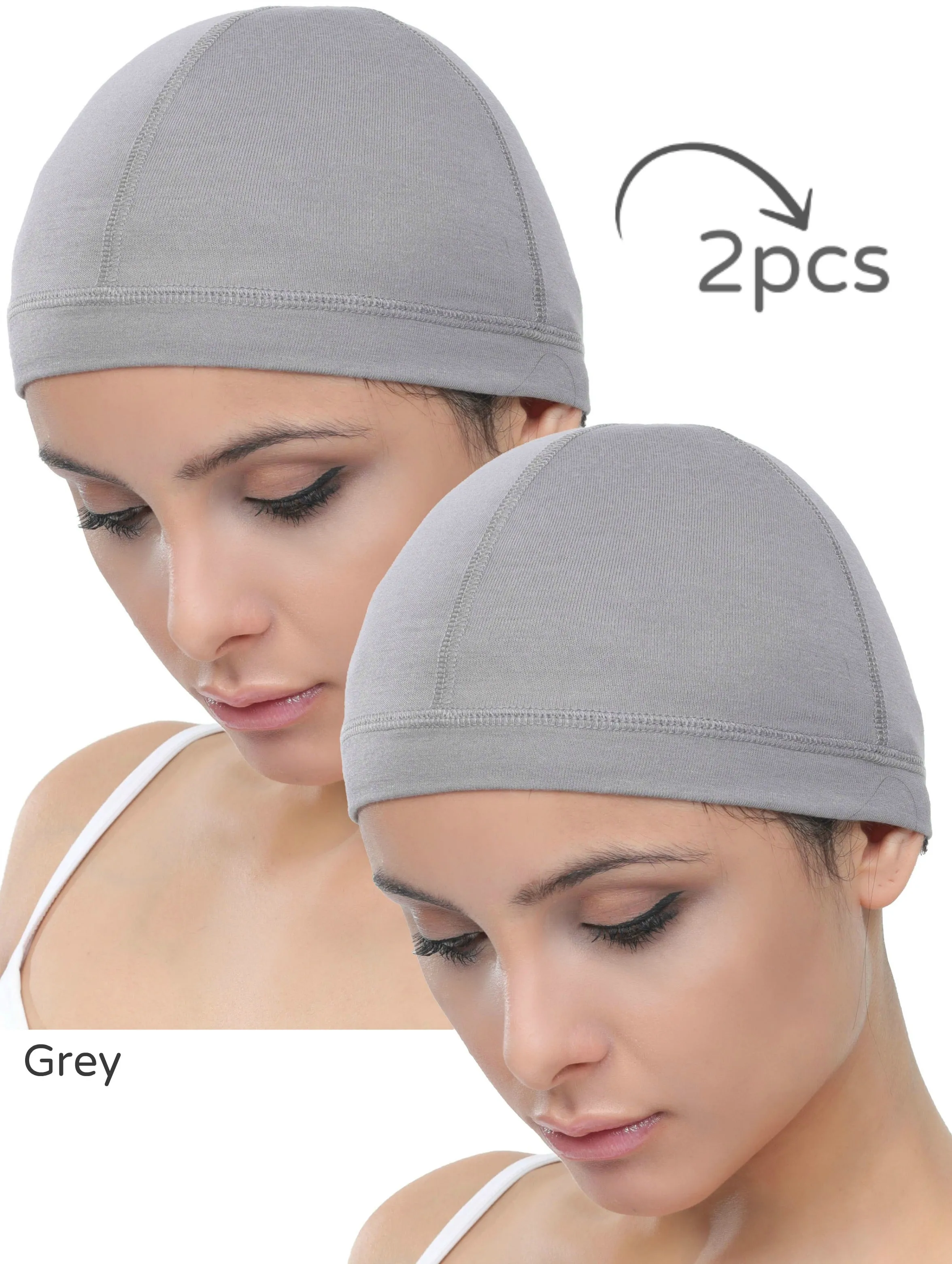 Unisex Bamboo Wig Cap - (Pack of two)