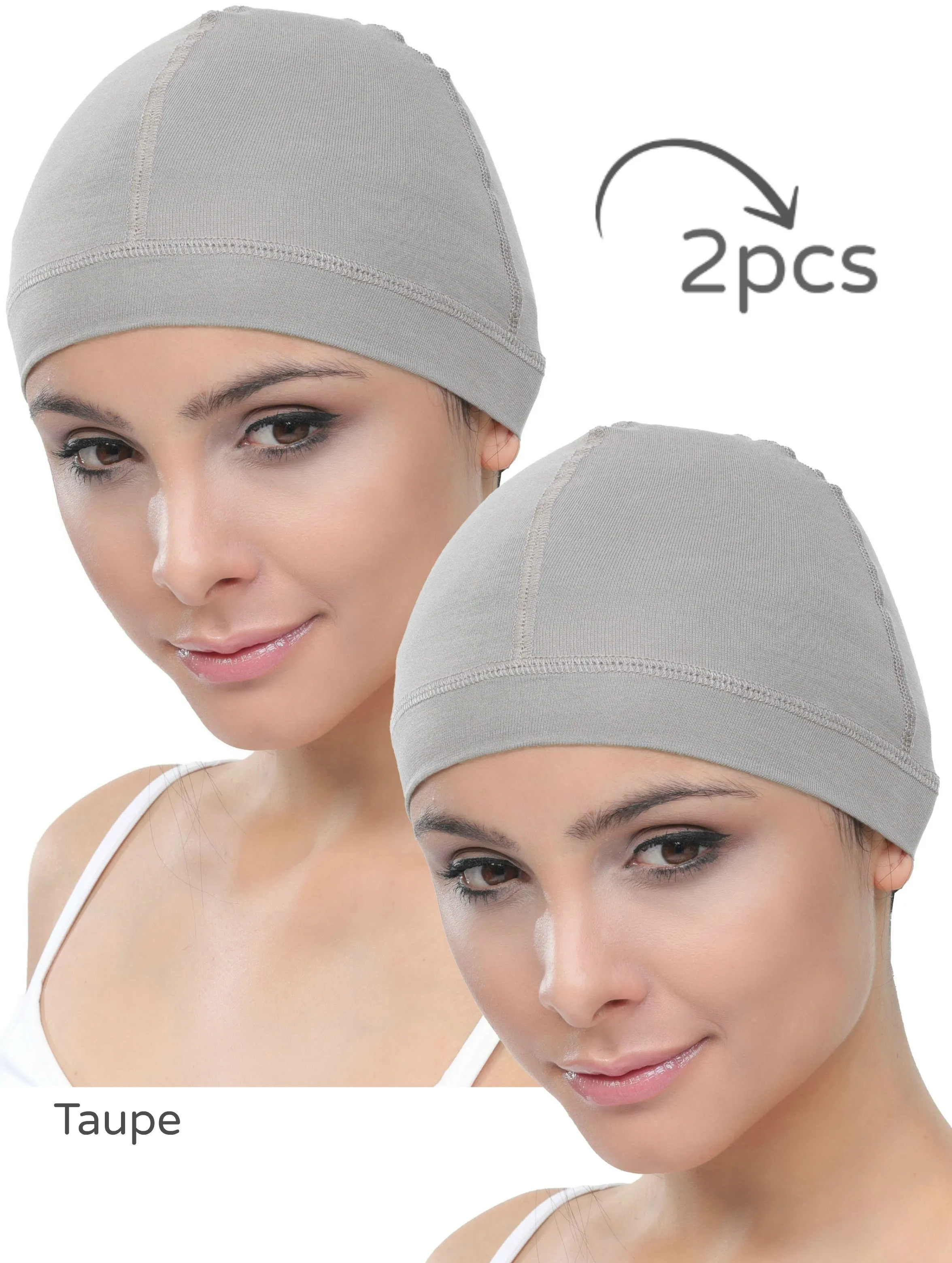 Unisex Bamboo Wig Cap - (Pack of two)