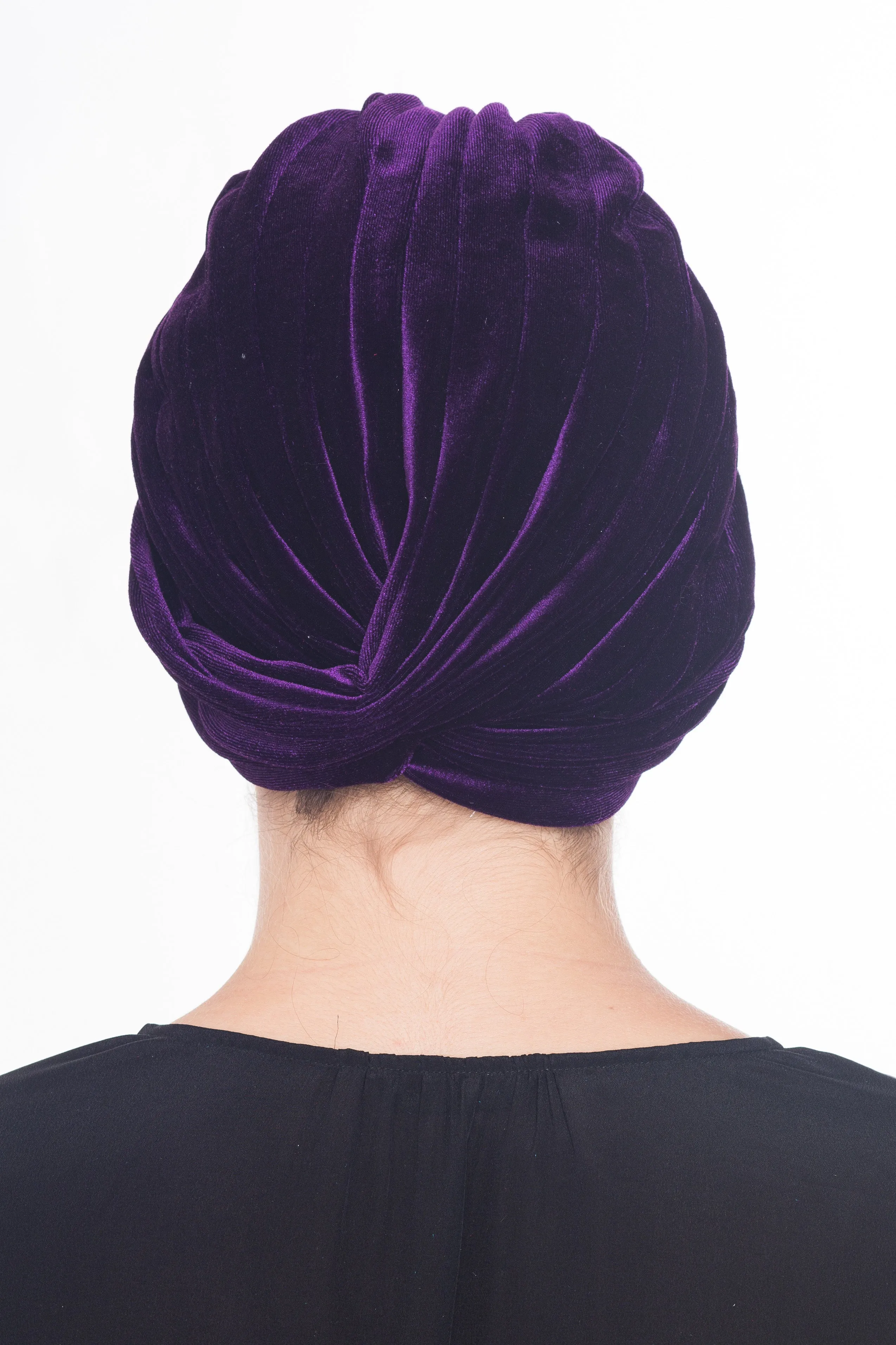 Velour  Cross Turban
